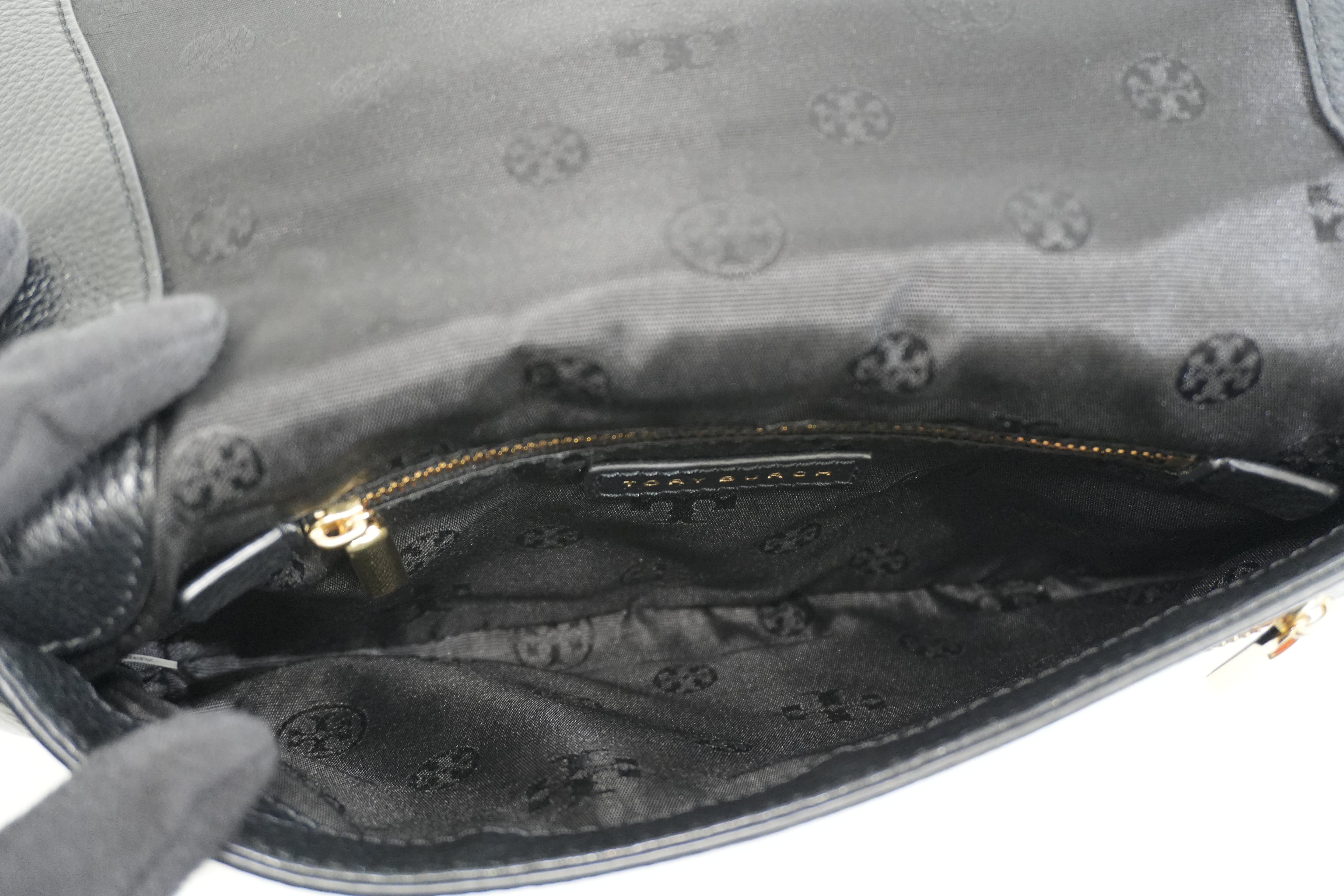 Pre-owned Tory Burch Chain Shoulder Bag Black