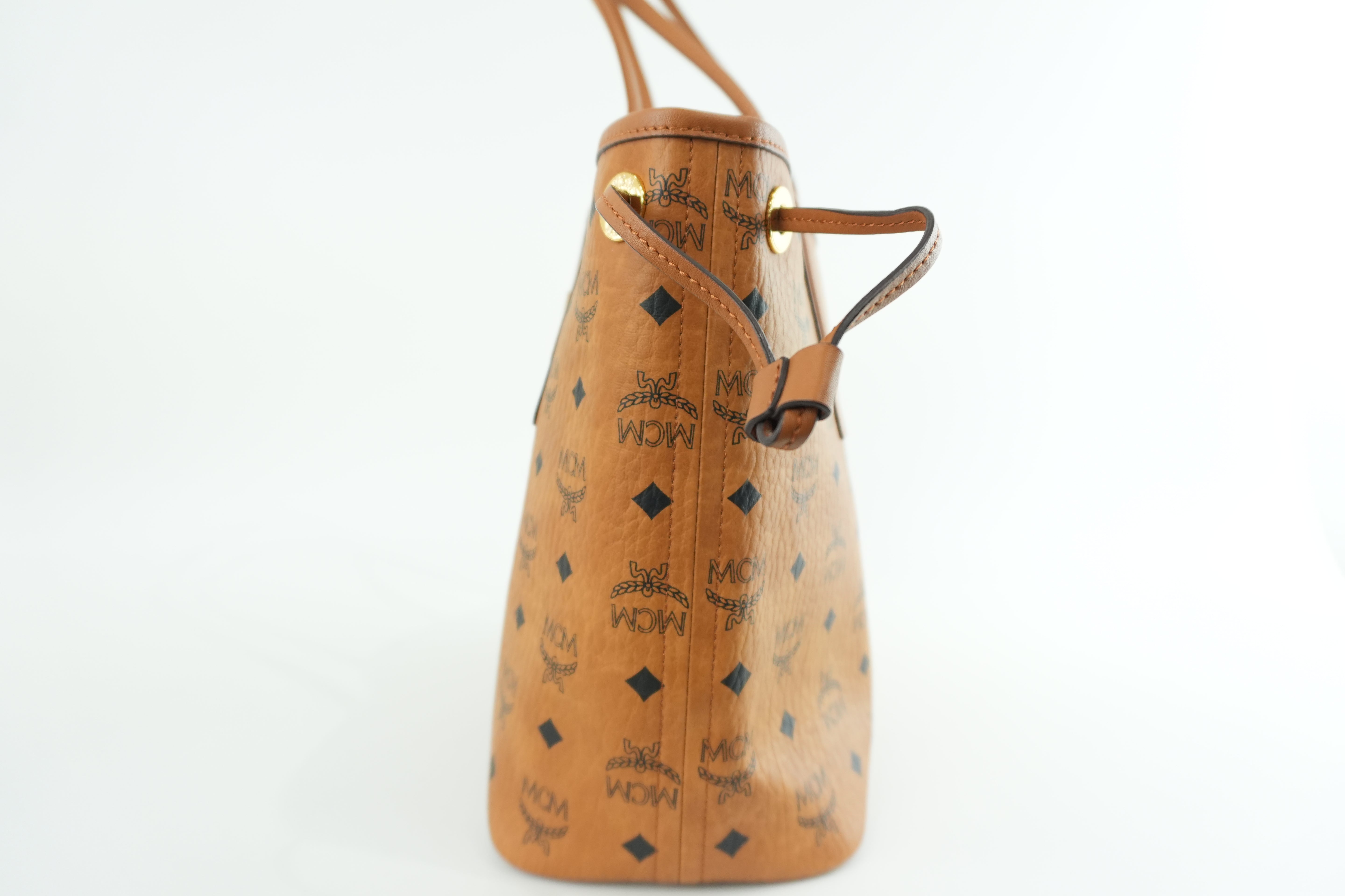 MCM Tote Bag Cognac Used