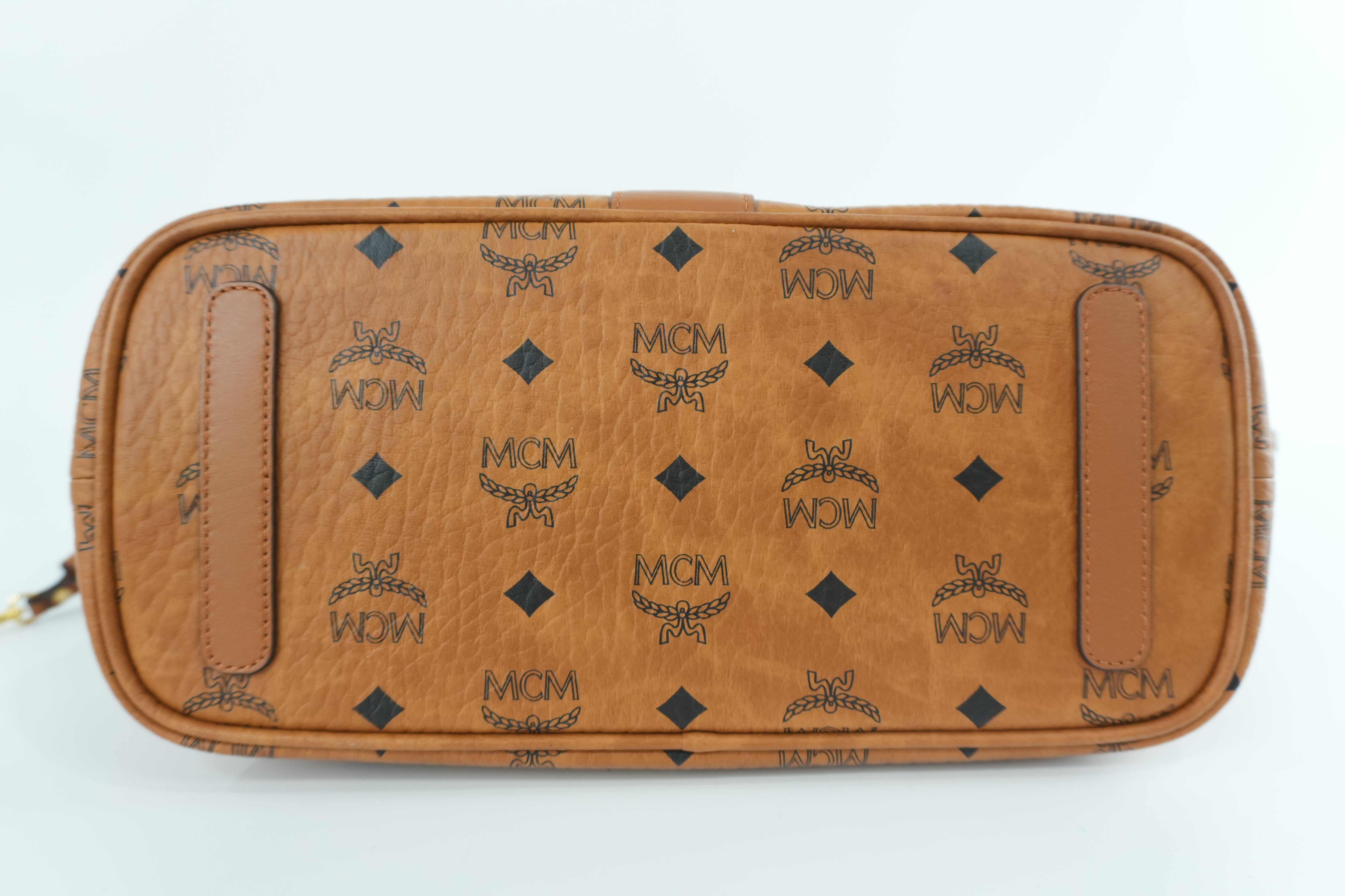 MCM Tote Bag Cognac Used