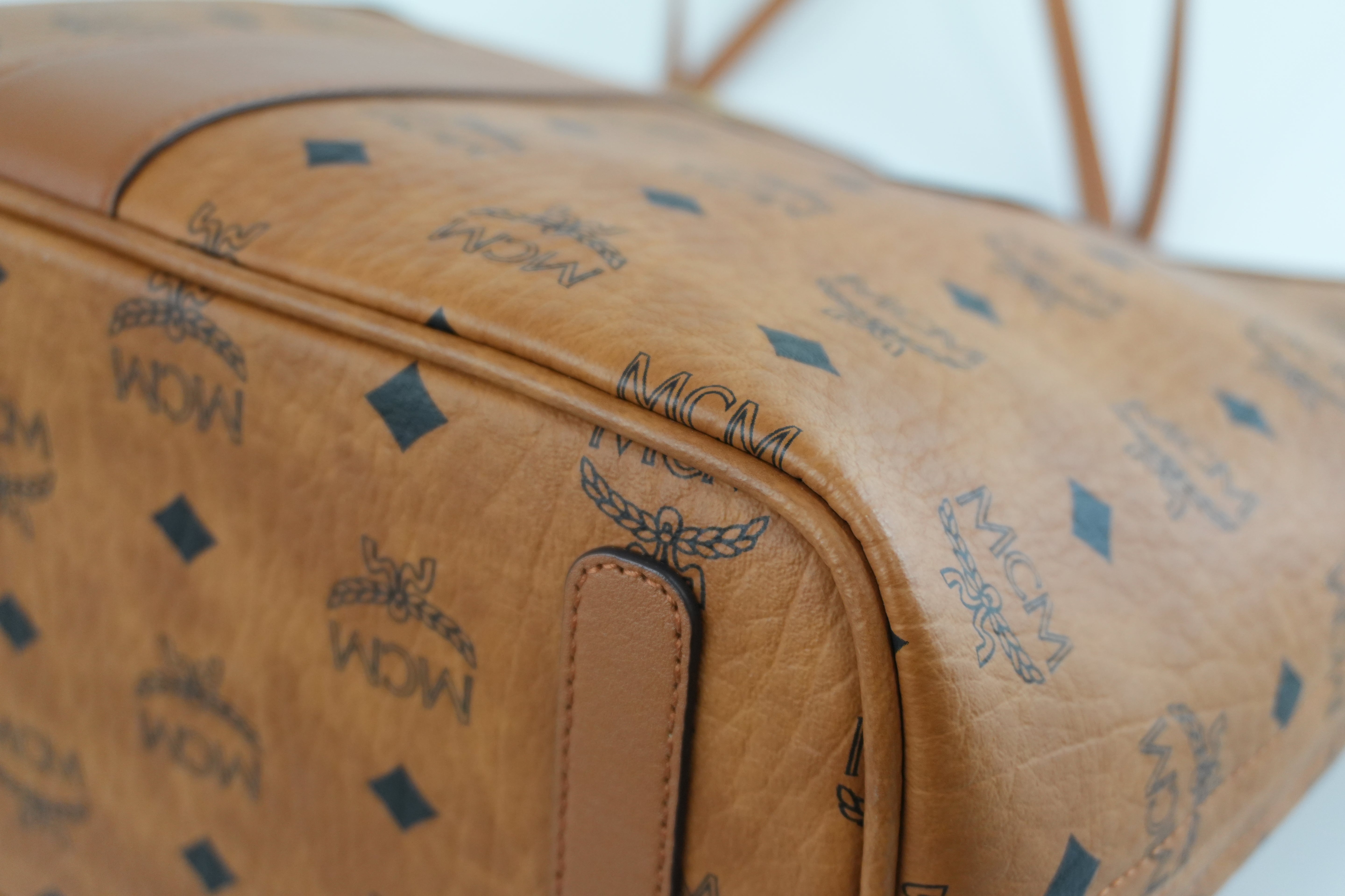 MCM Tote Bag Cognac Used