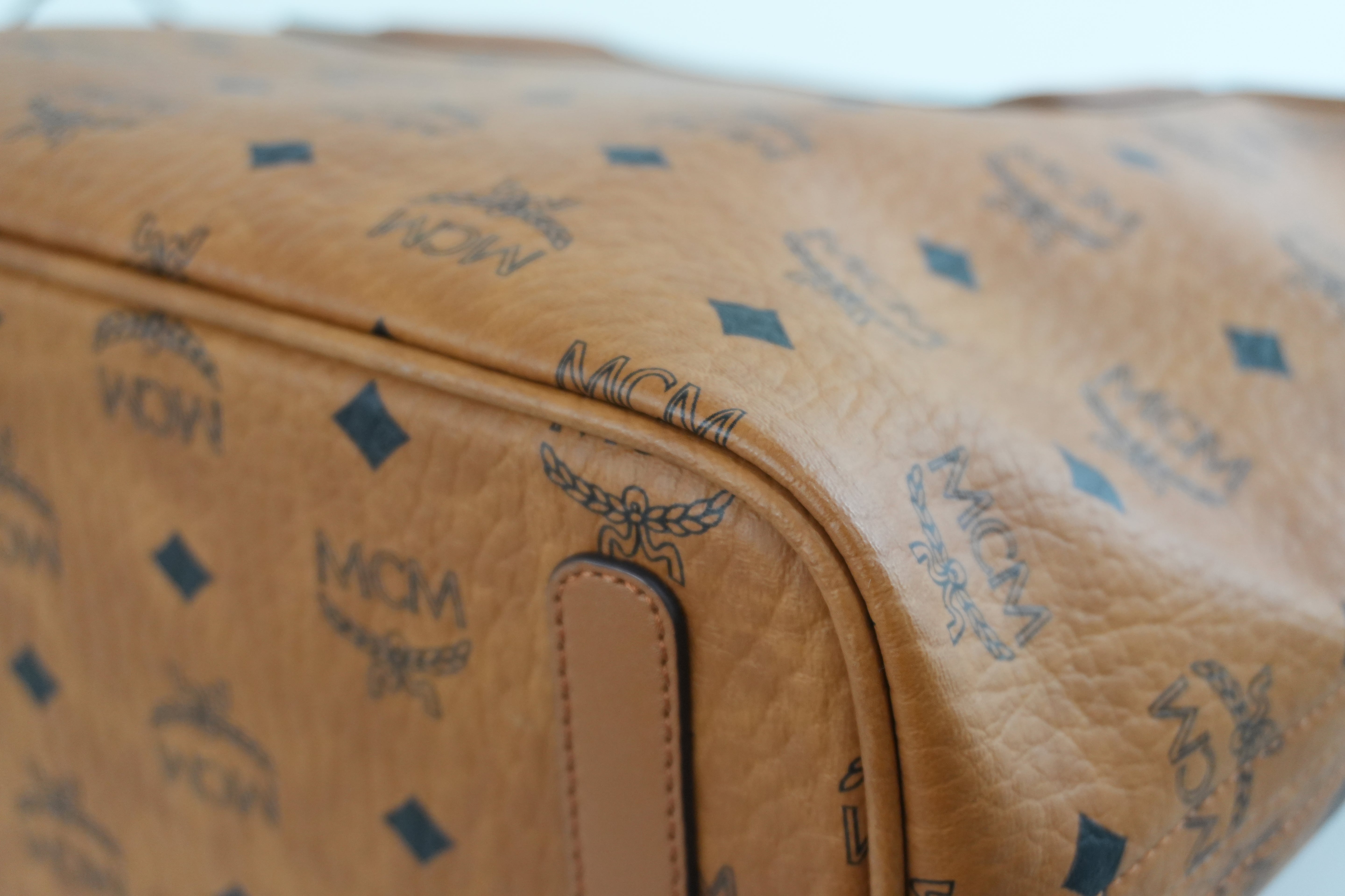 MCM Tote Bag Cognac Used