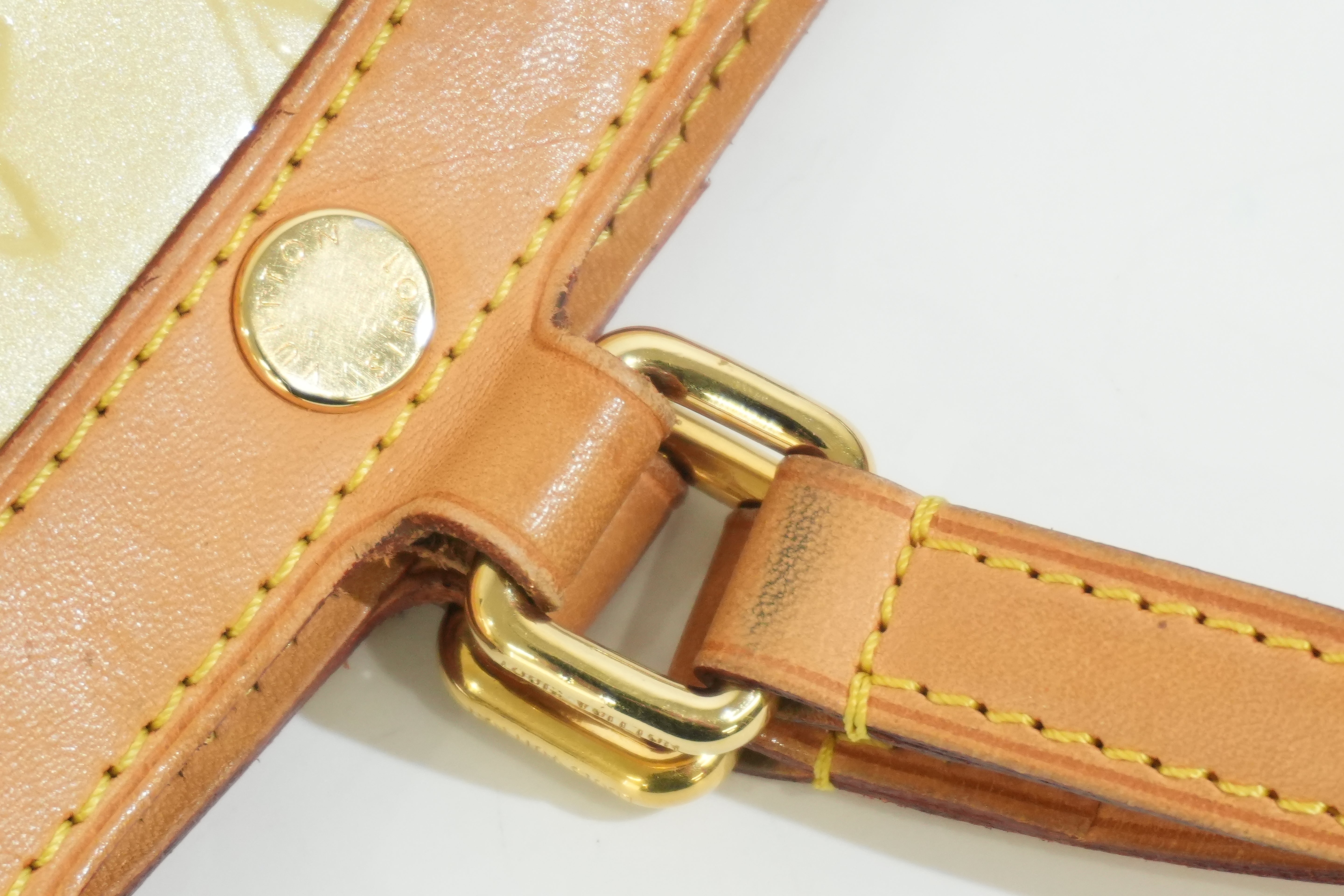 Pre-owned Louis Vuitton Vernis Handbag Yellow