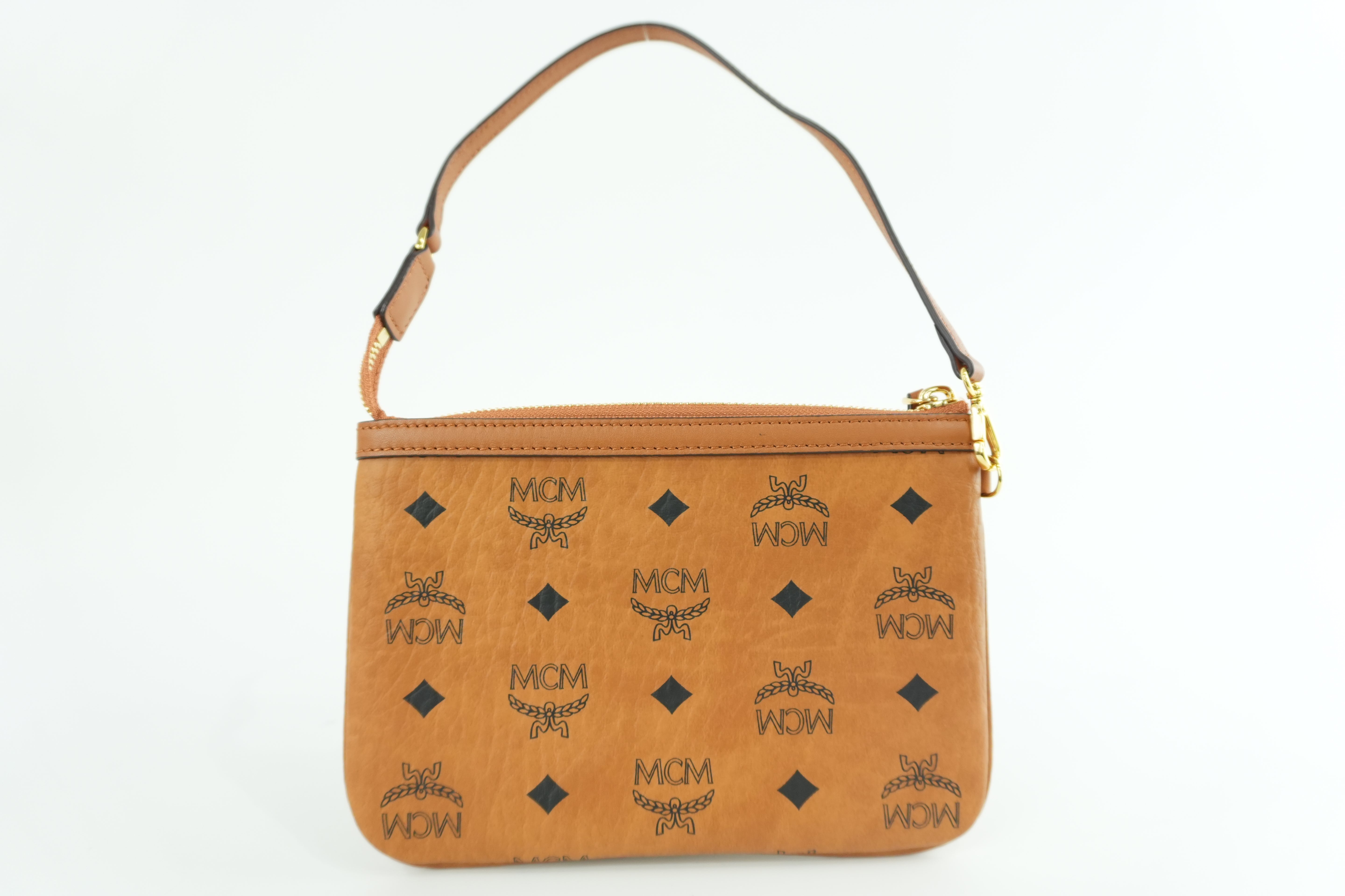 MCM Tote Bag Cognac Used