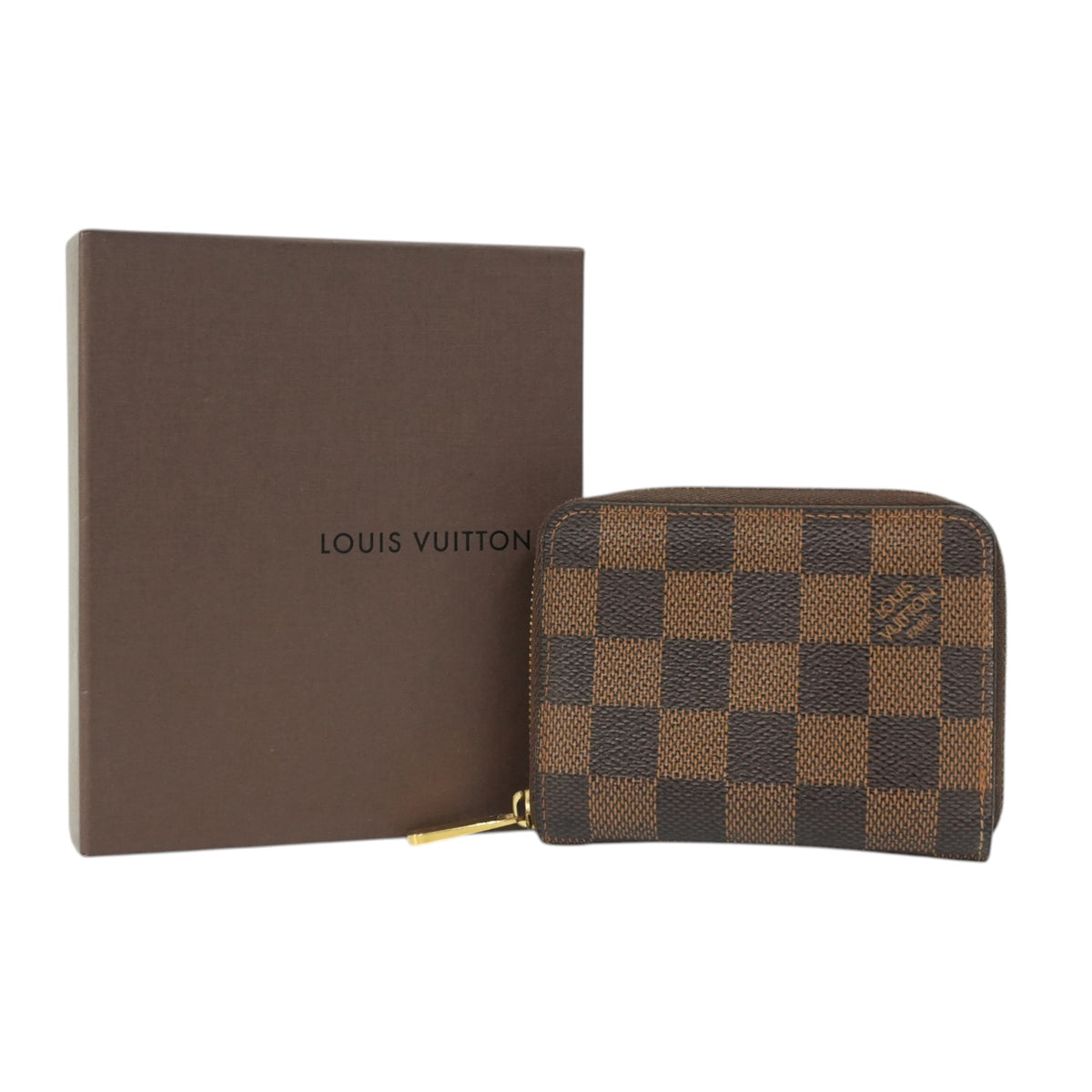 Pre-Owned Louis Vuitton Damier Ebene Card Case