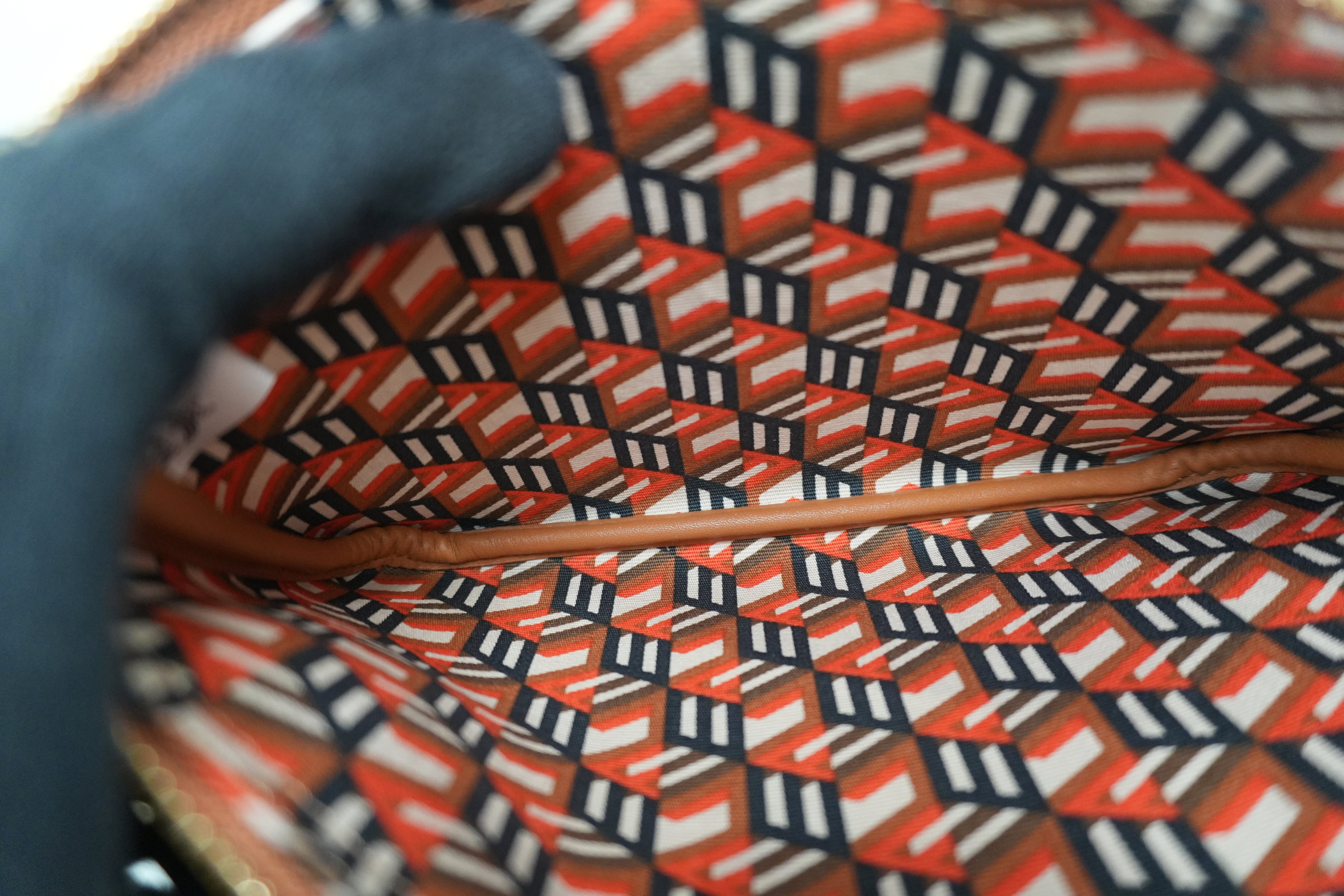 MCM Tote Bag Cognac Used