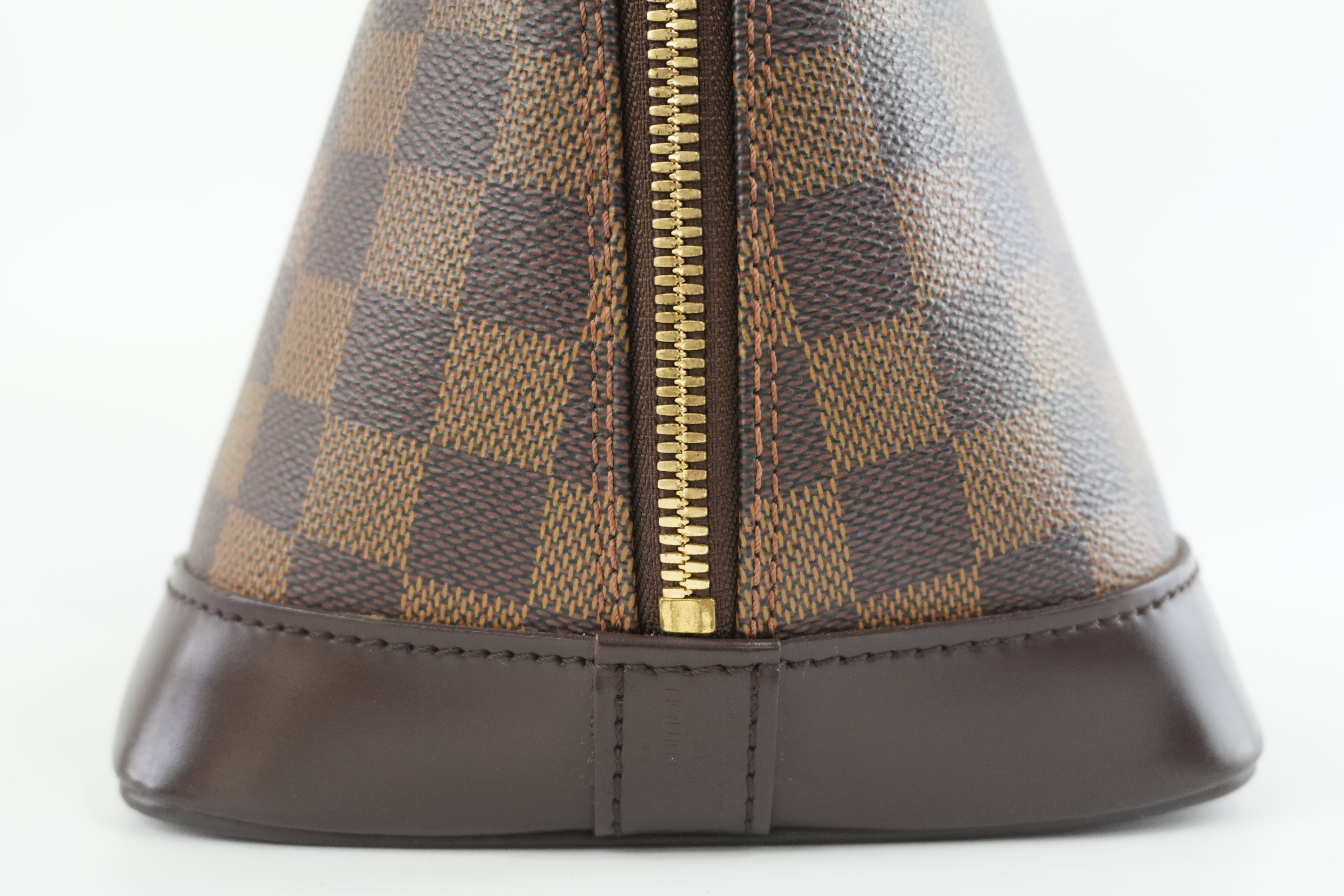 Louis Vuitton Damier Ebene Alma PM Handbag Used