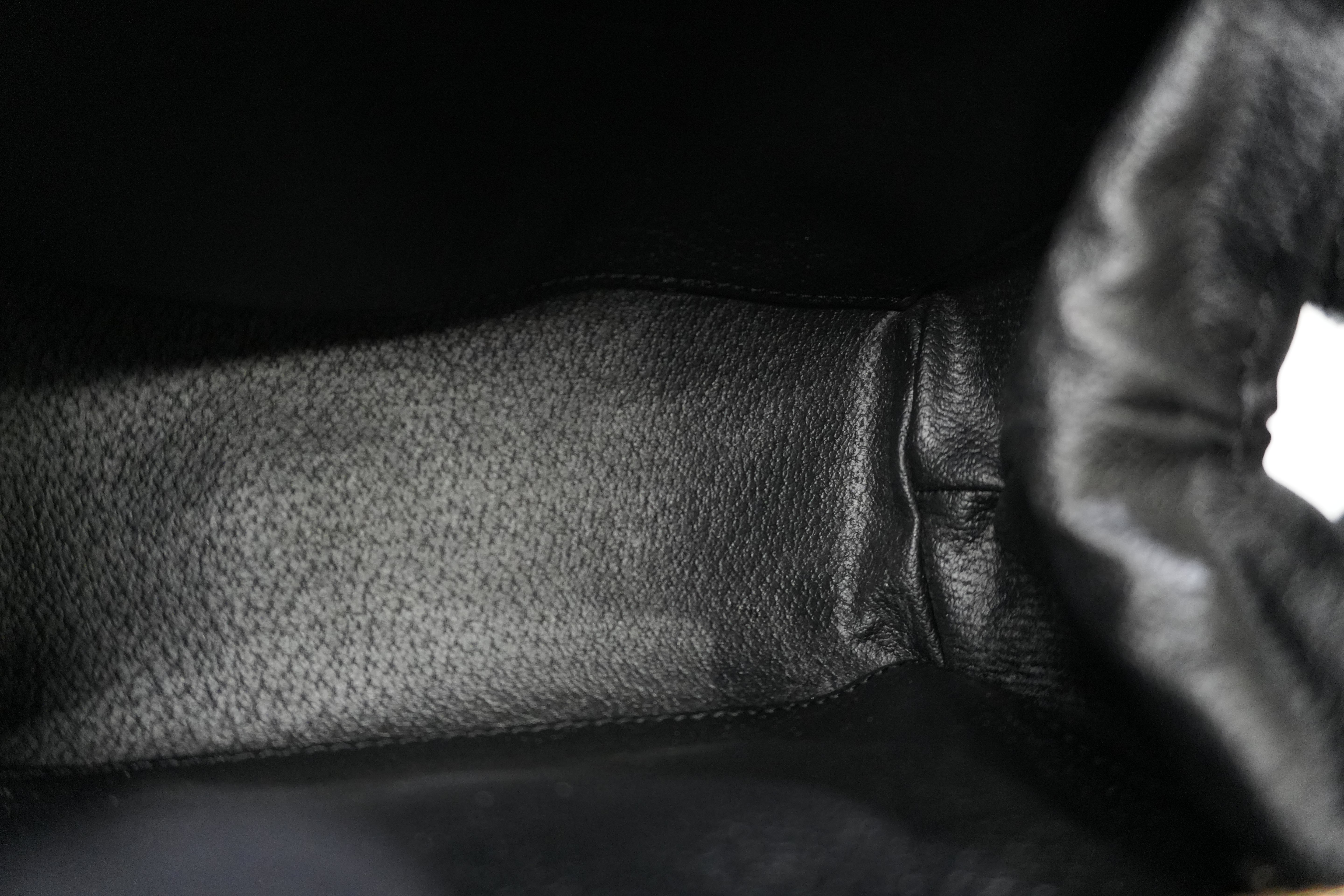 Pre-owned Celine Macadam Pouch Black