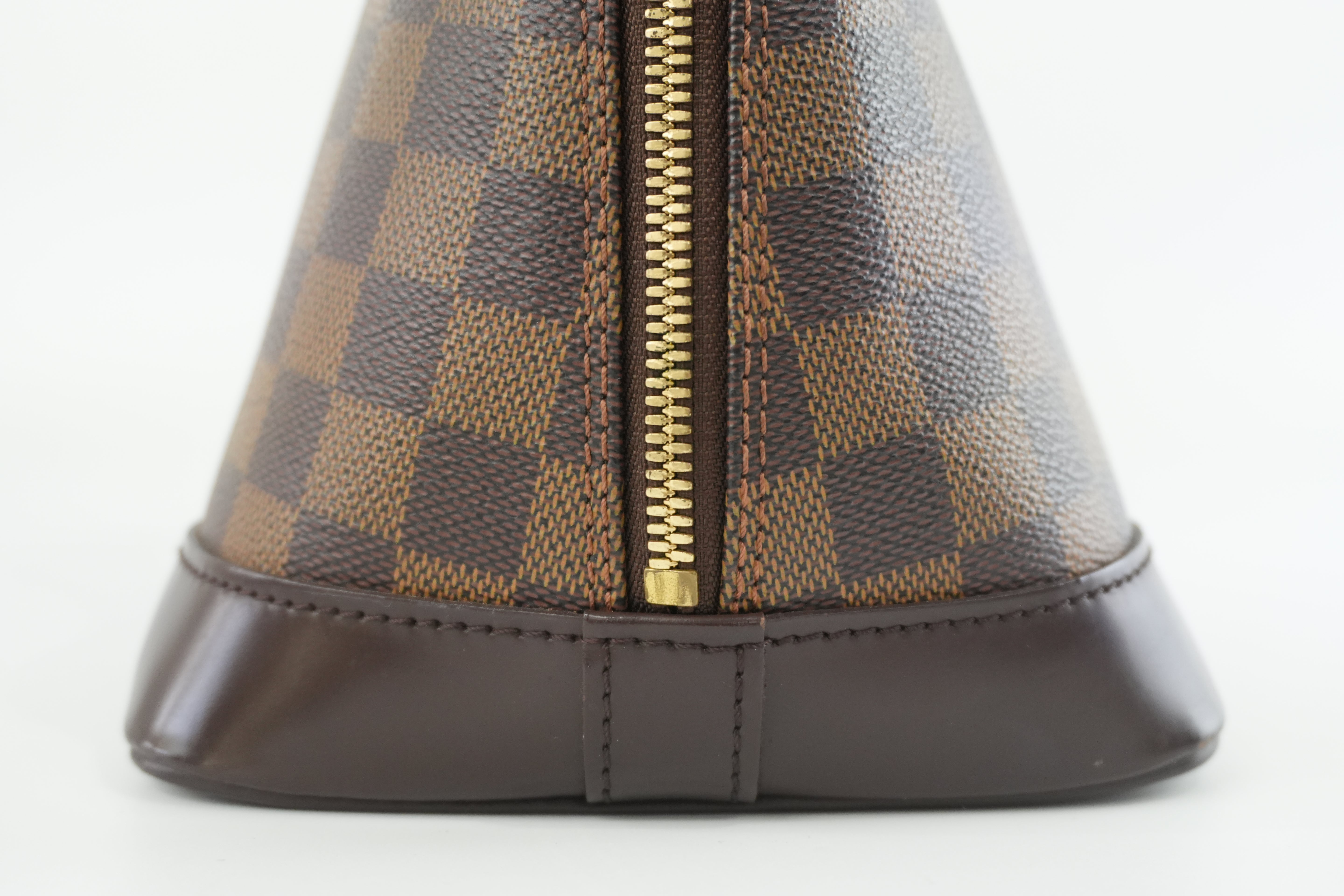 Louis Vuitton Damier Ebene Alma PM Handbag Used