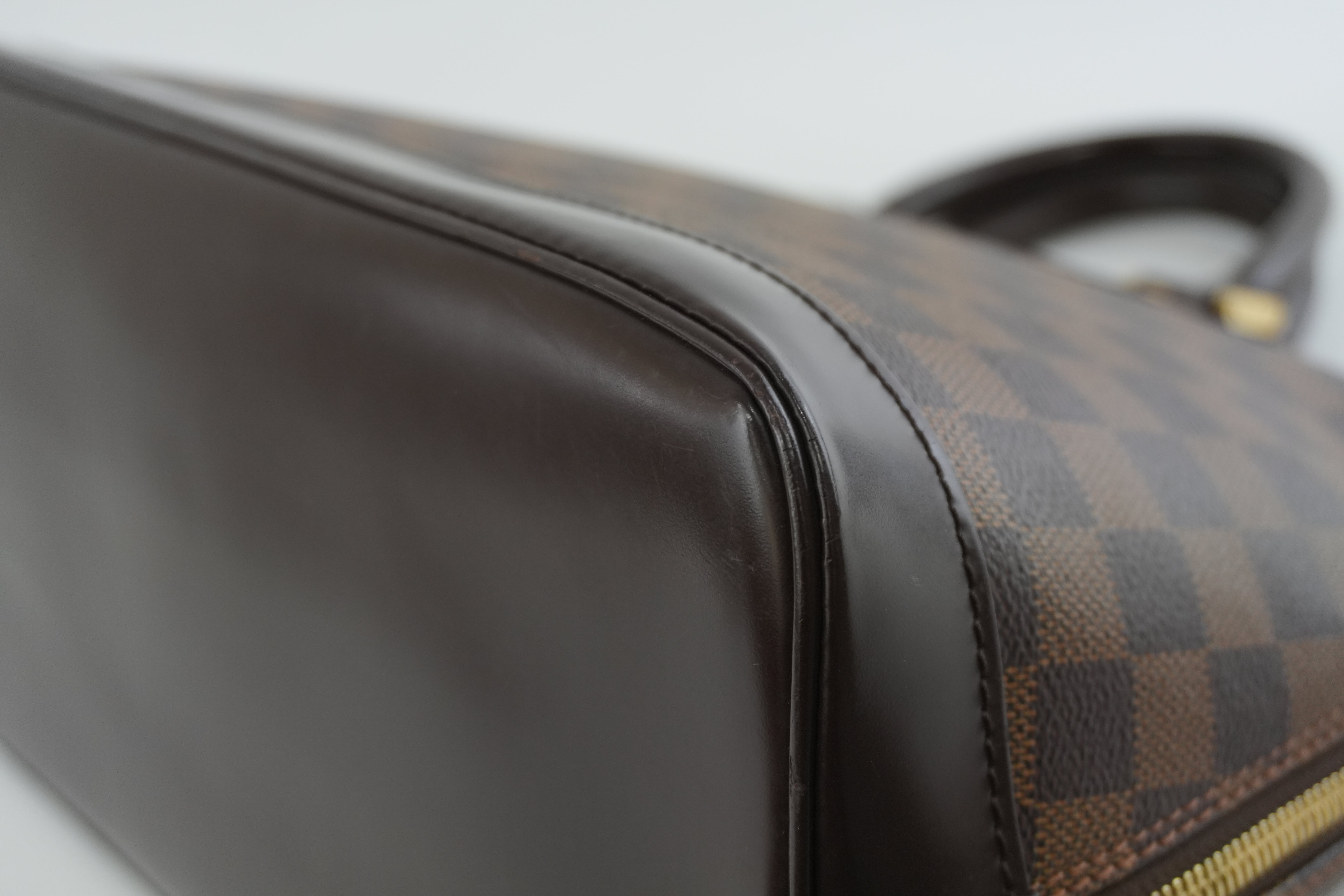 Louis Vuitton Damier Ebene Alma PM Handbag Used