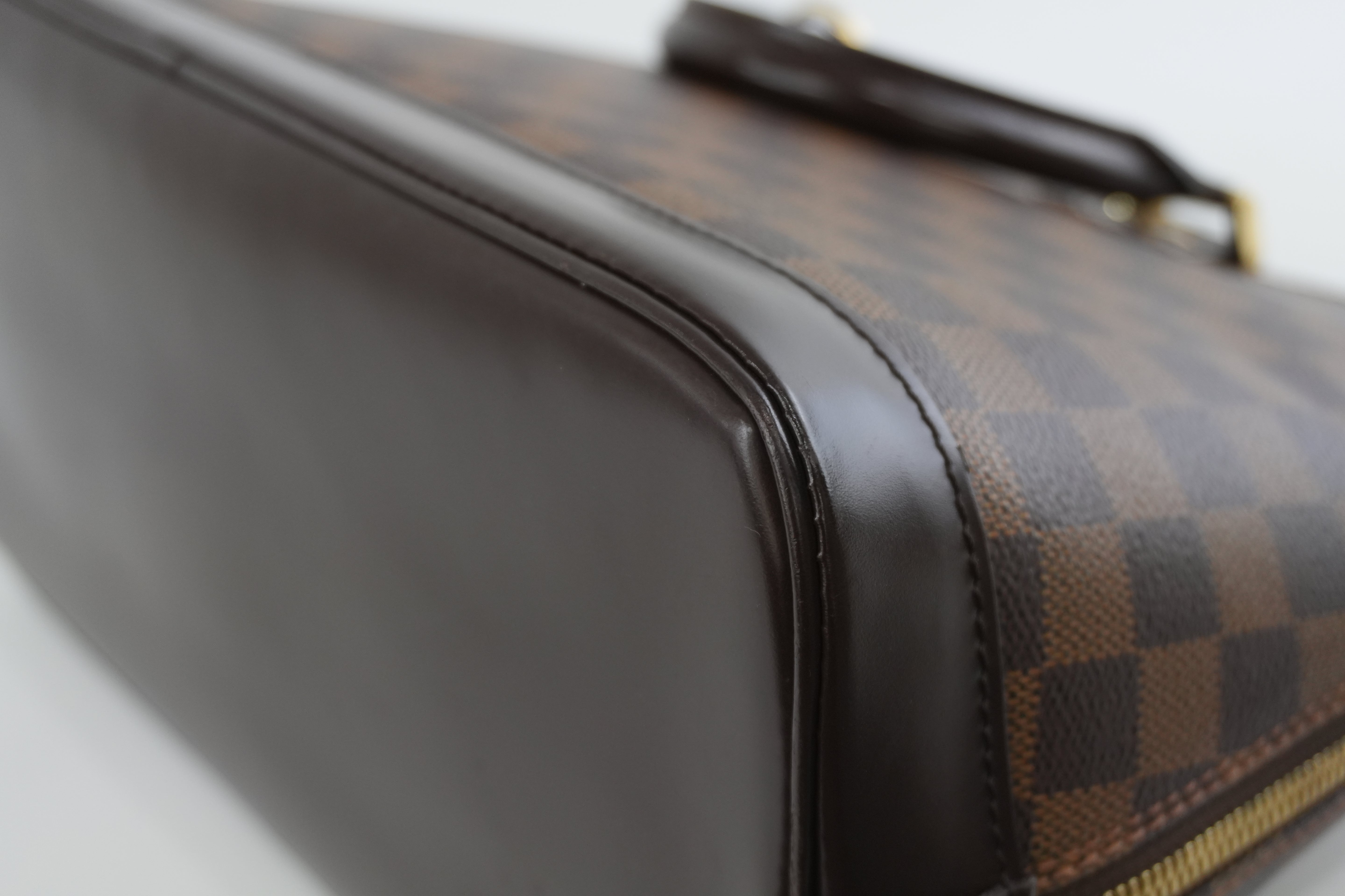 Louis Vuitton Damier Ebene Alma PM Handbag Used