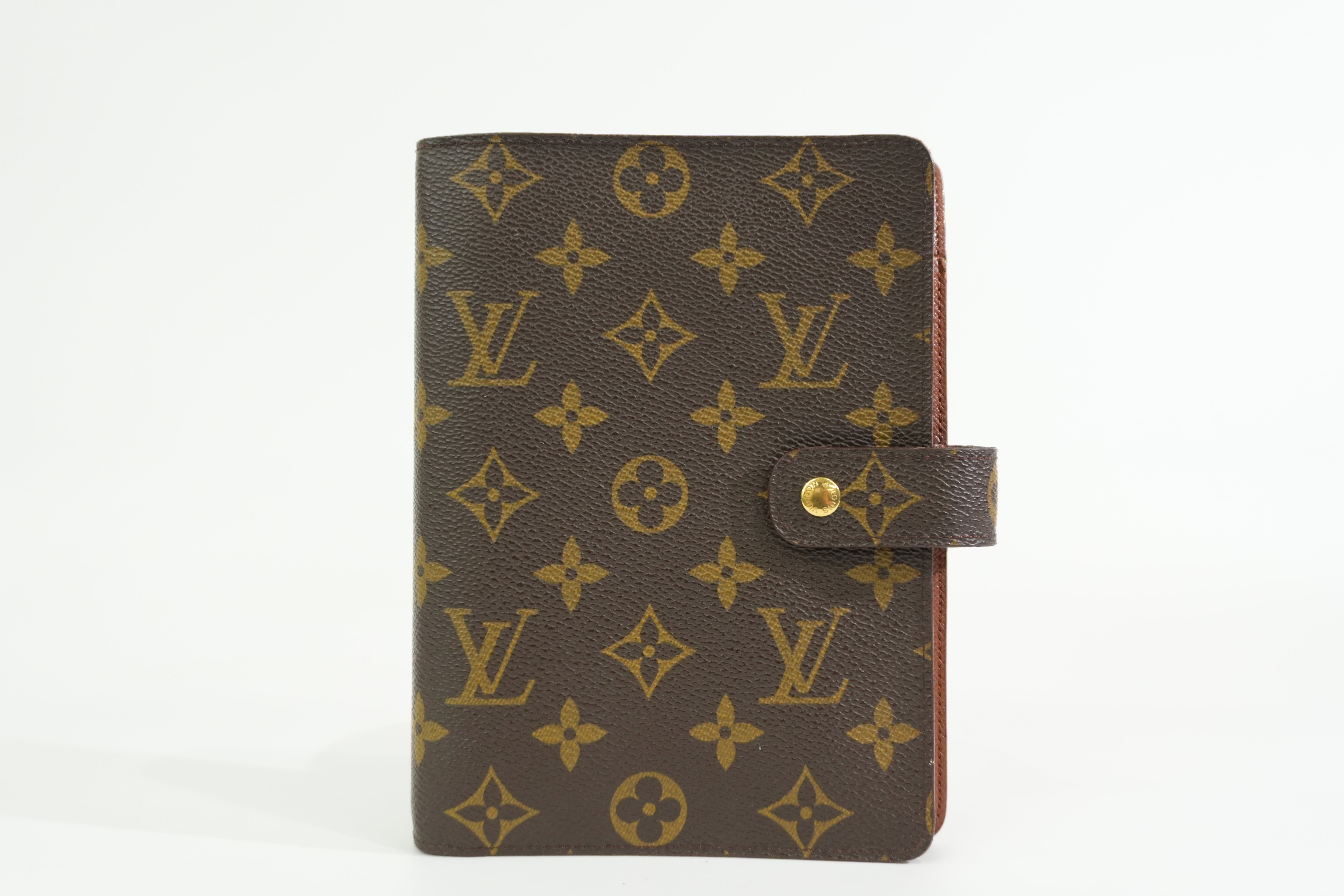 Pre-owned Louis Vuitton Monogram Agenda MM Cover