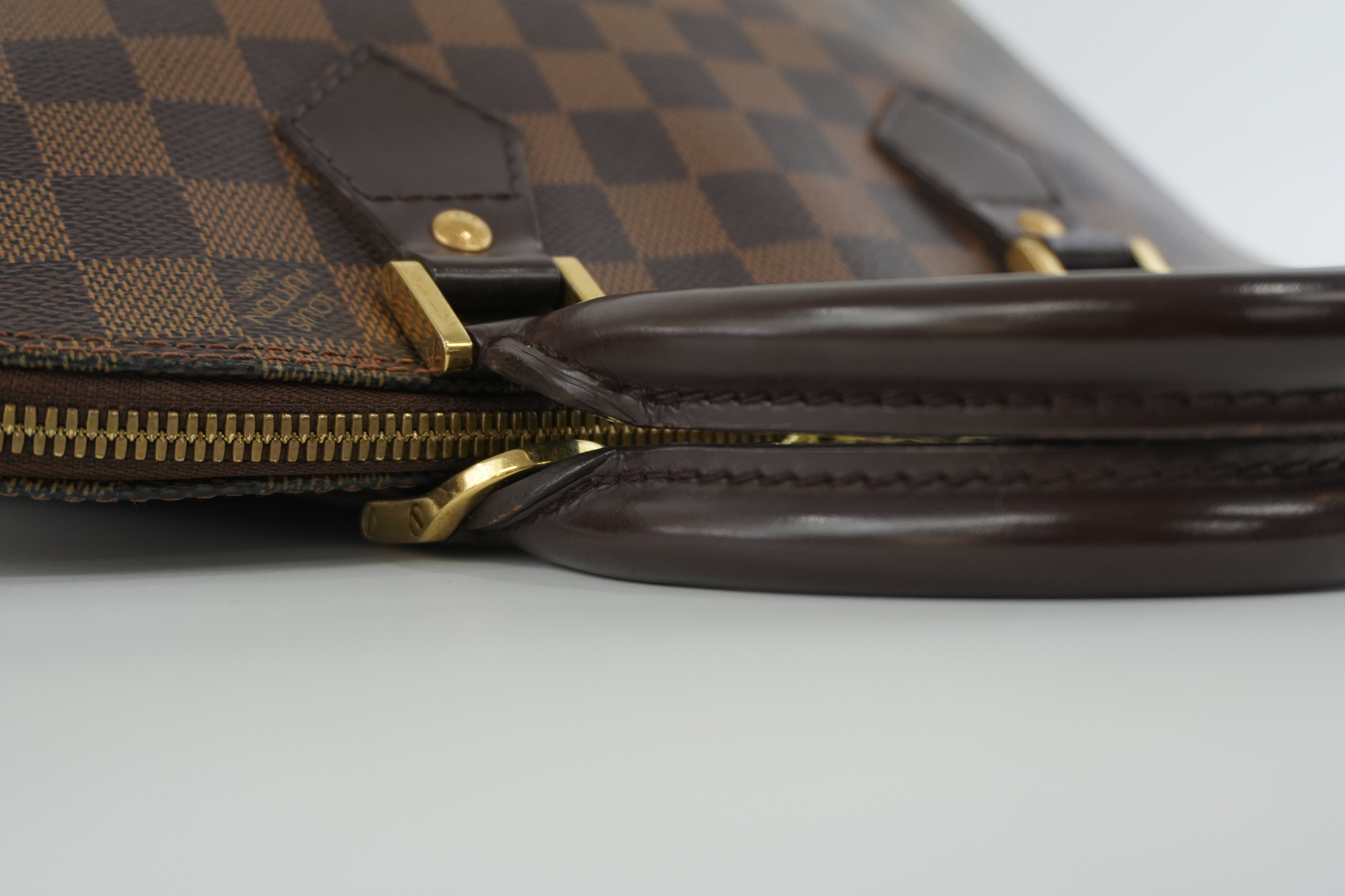 Louis Vuitton Damier Ebene Alma PM Handbag Used