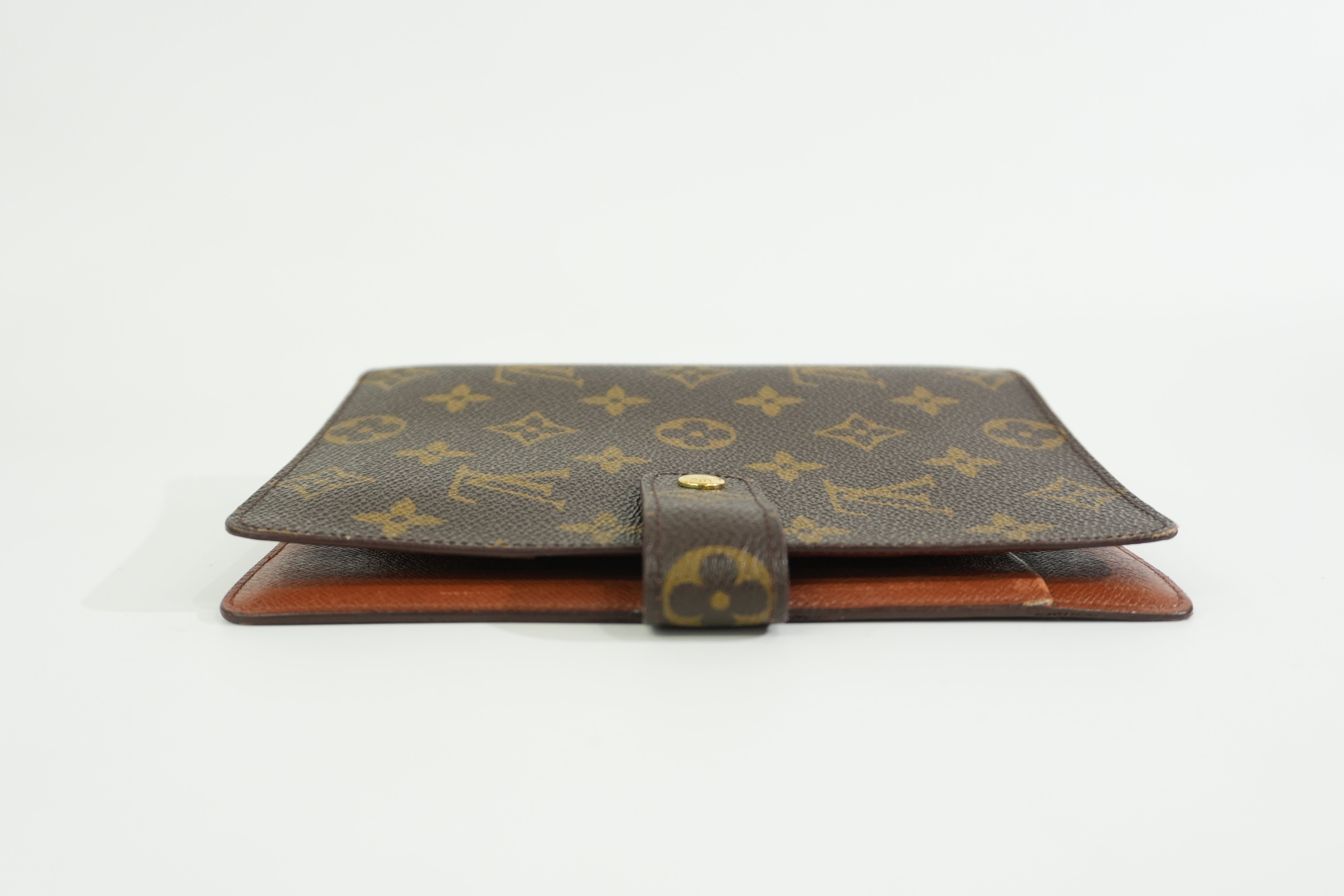 Pre-owned Louis Vuitton Monogram Agenda MM Cover