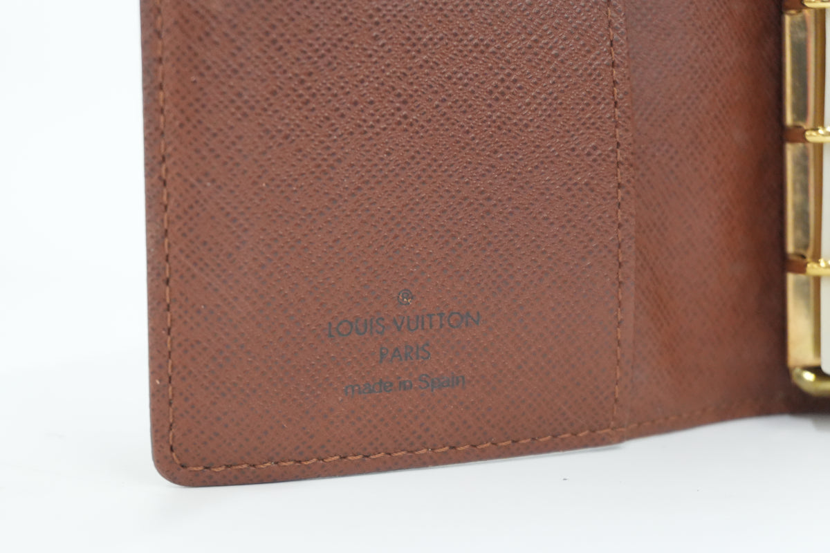 Pre-Owned Louis Vuitton Monogram Agenda PM