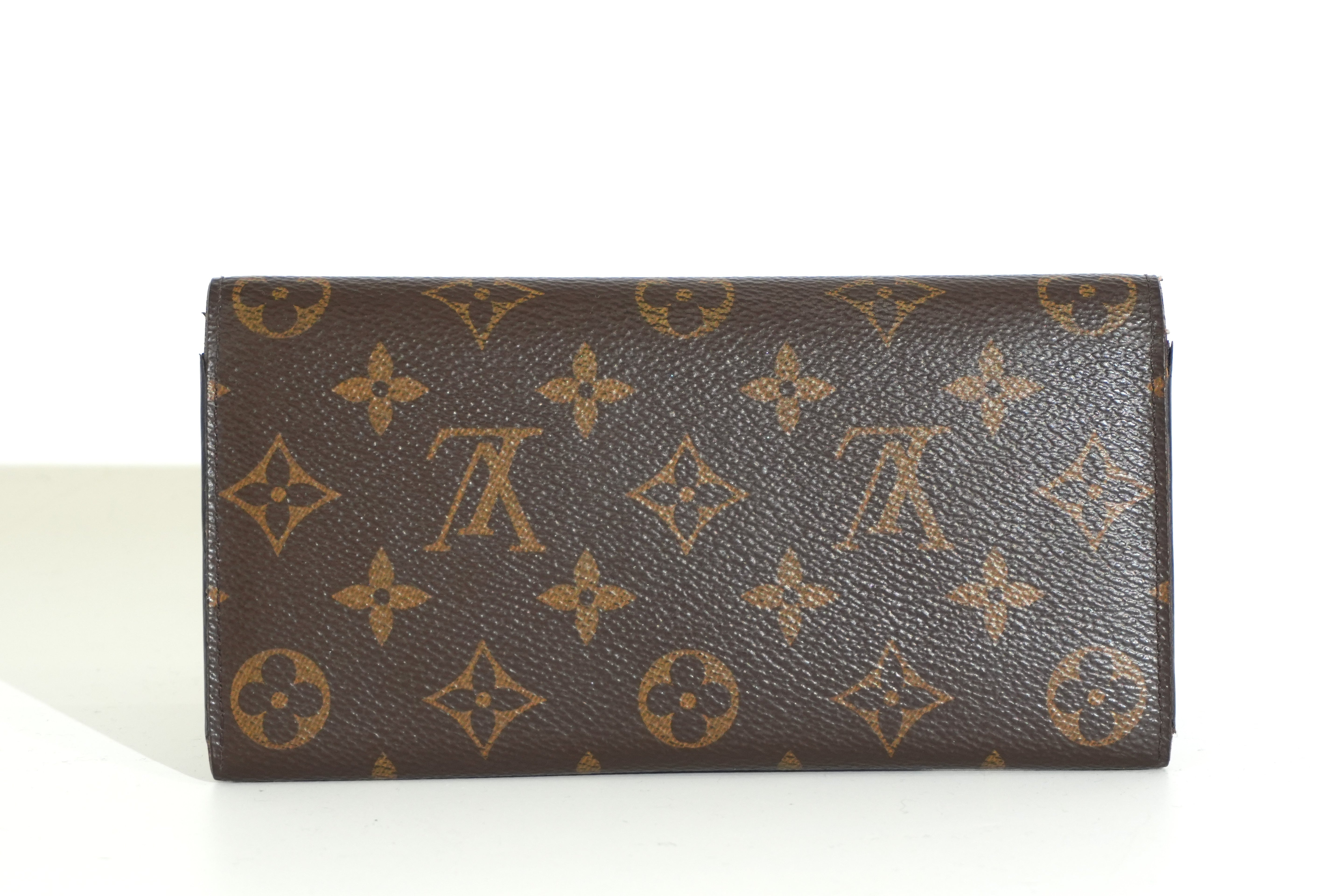 Pre-owned Louis Vuitton Monogram Emily Wallet Pink