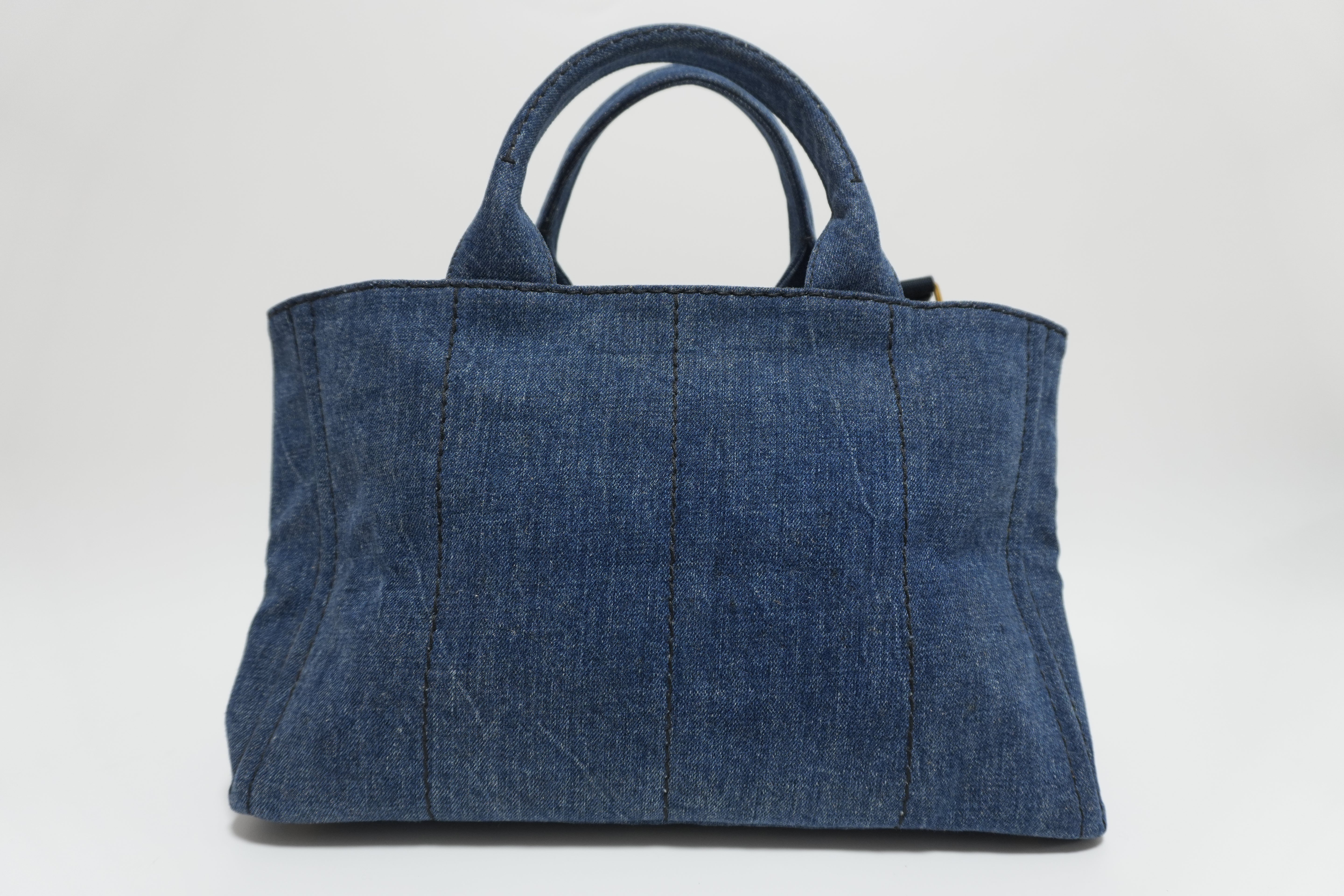 Prada Denim Canapa Two Way Used