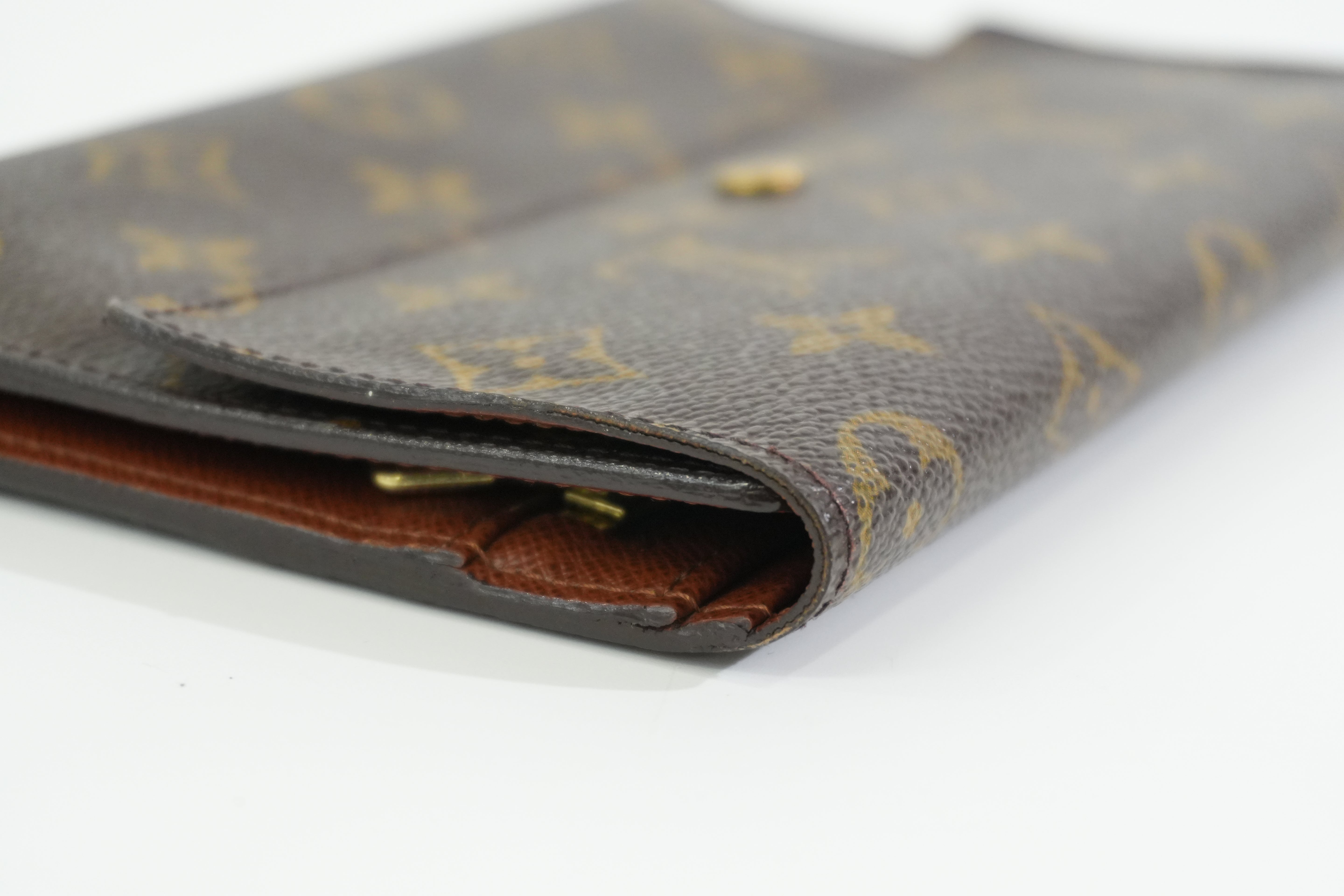 Pre-owned Louis Vuitton Monogram Trifold Long Wallet