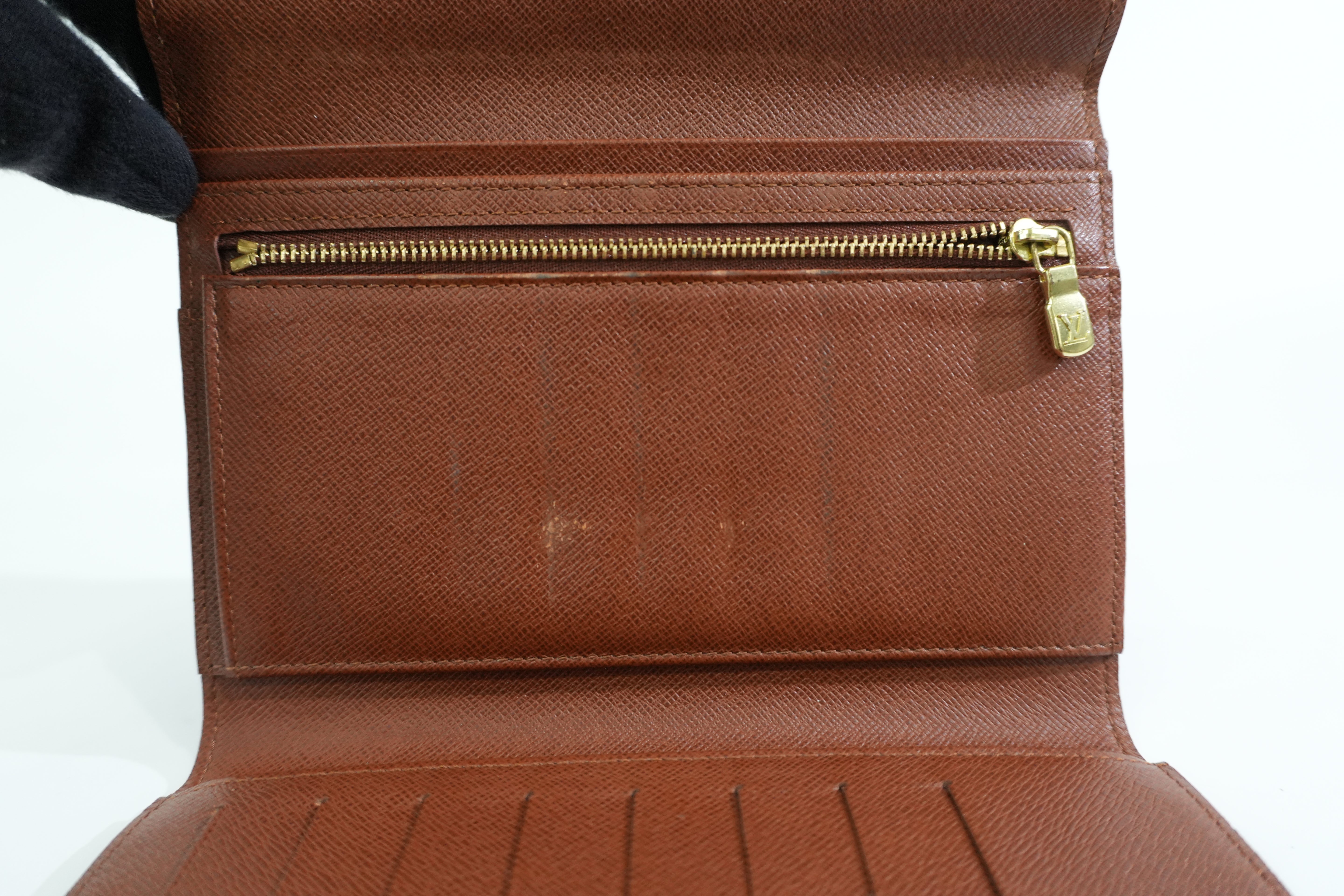 Pre-owned Louis Vuitton Monogram Trifold Long Wallet