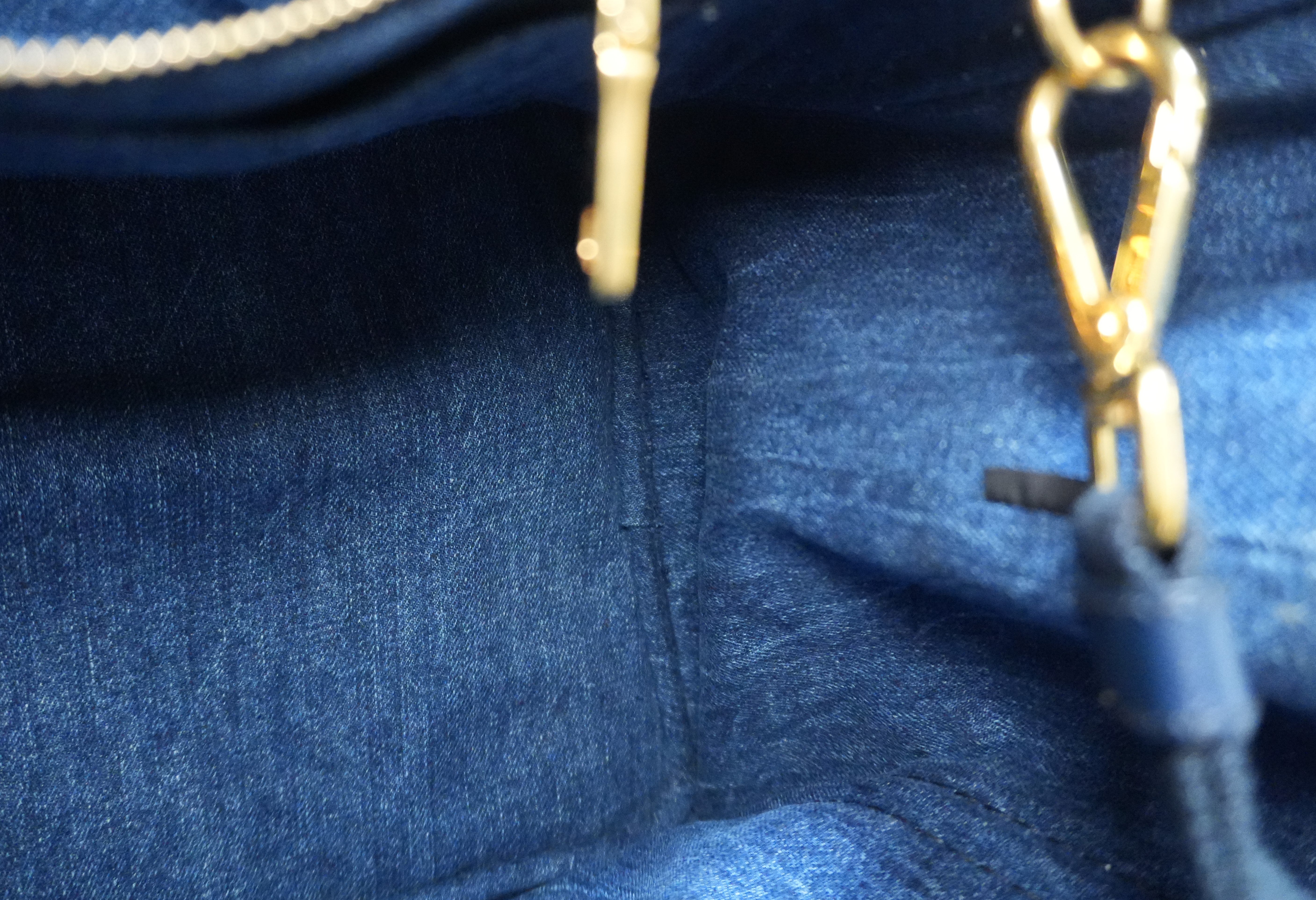 Prada Denim Canapa Two Way Used