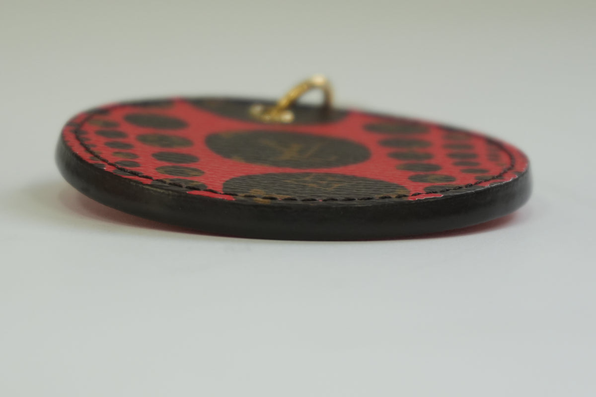 Pre-Owned Louis Vuitton Yayoi Kusama Bag Charm Red