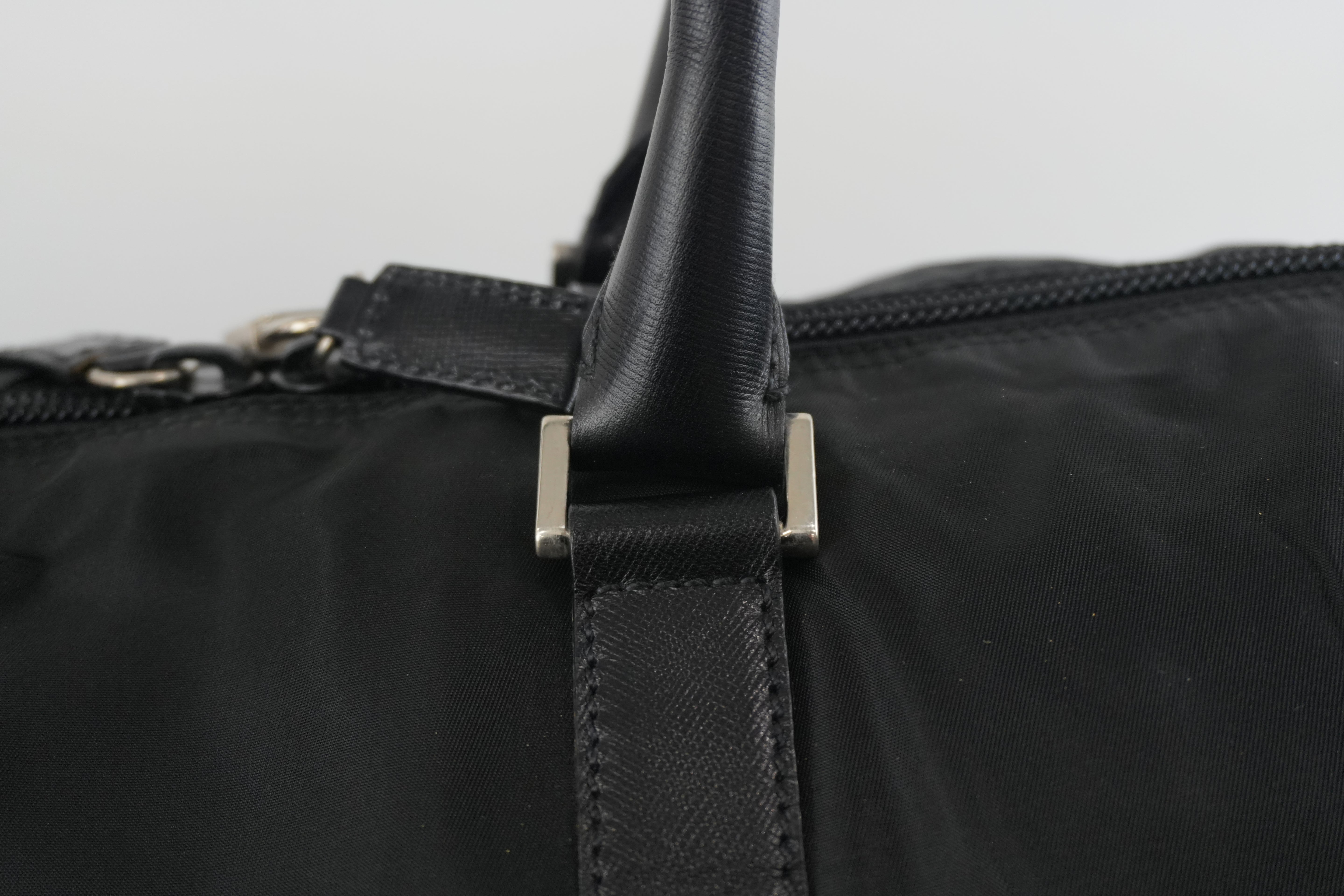 Prada Boston Bag Black Used