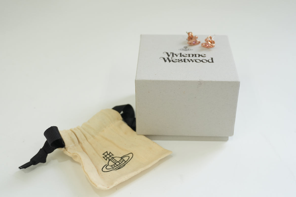 Pre-Owned Vivienne Westwood Small Earrings Rose Gold
