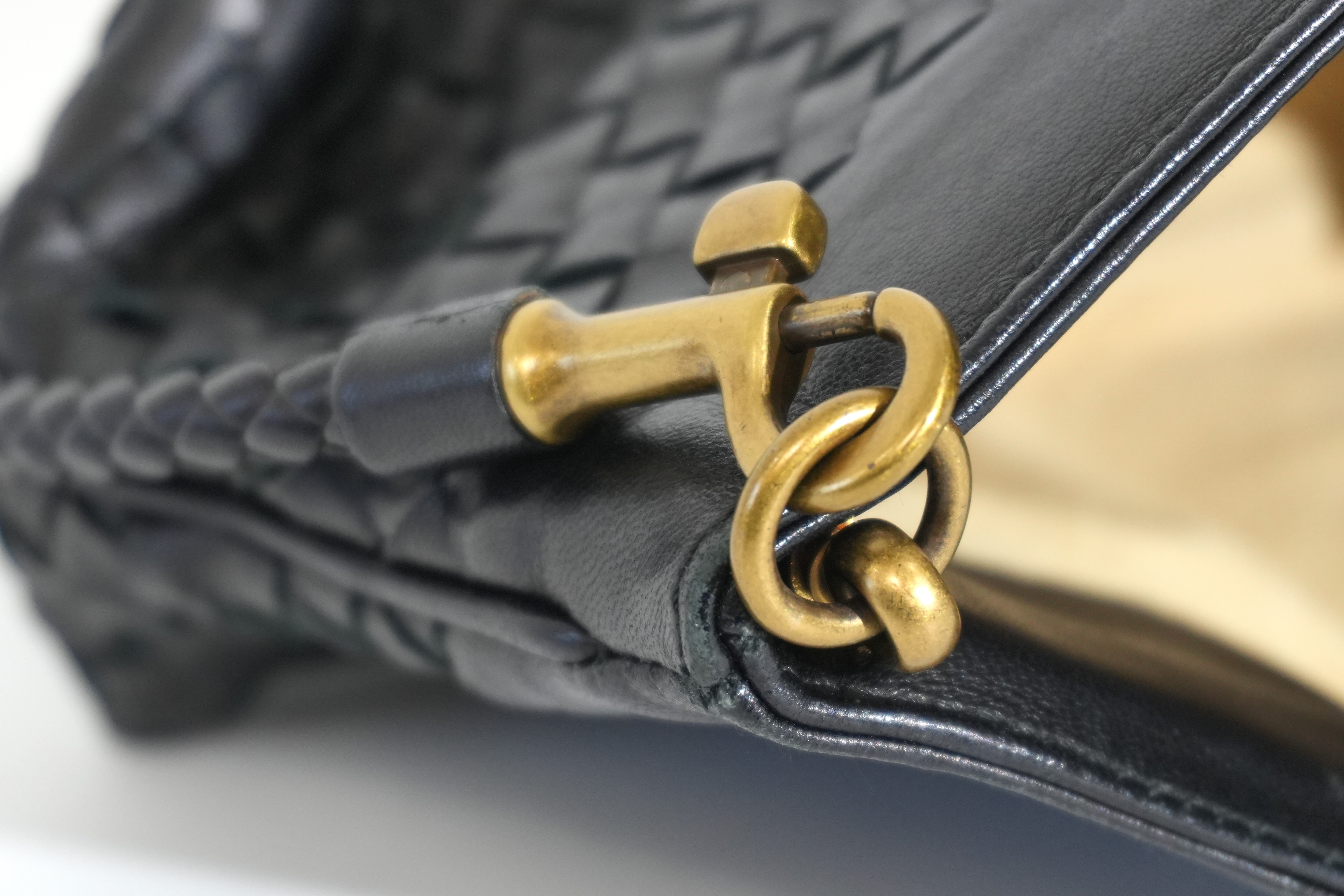 Pre-owned Bottega Clutch Bag Black