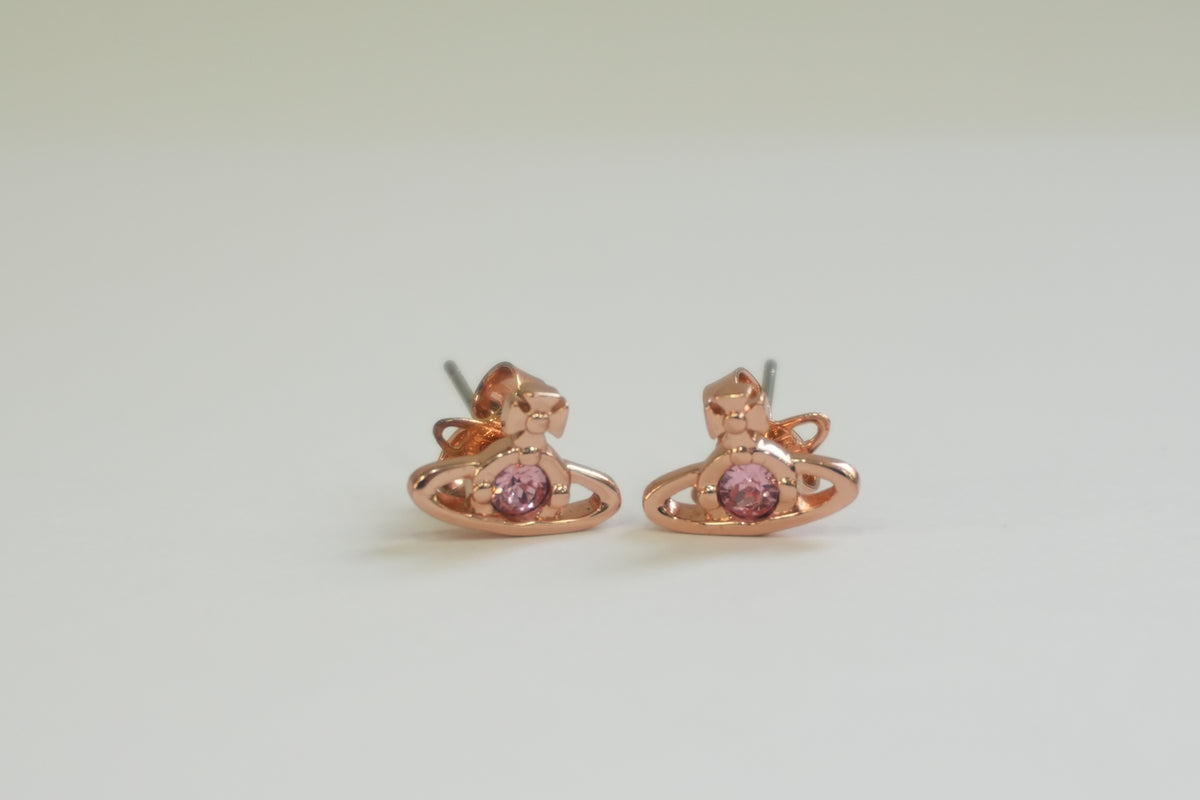 Pre-Owned Vivienne Westwood Small Earrings Rose Gold