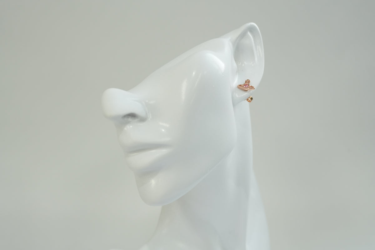 Pre-Owned Vivienne Westwood Small Earrings Rose Gold