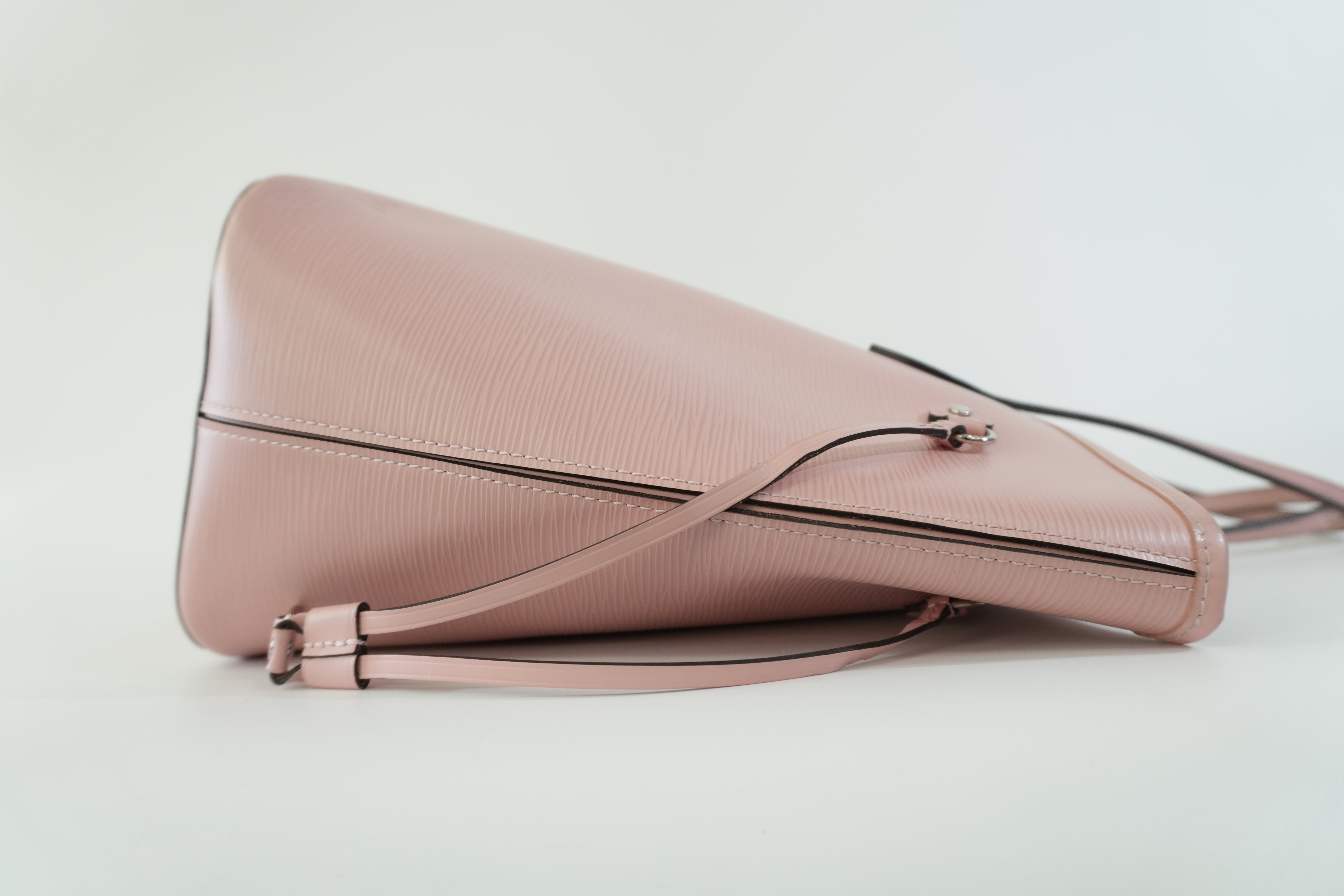Pre-owned Louis Vuitton Epi Leather Neverfull MM Tote Bag Pink
