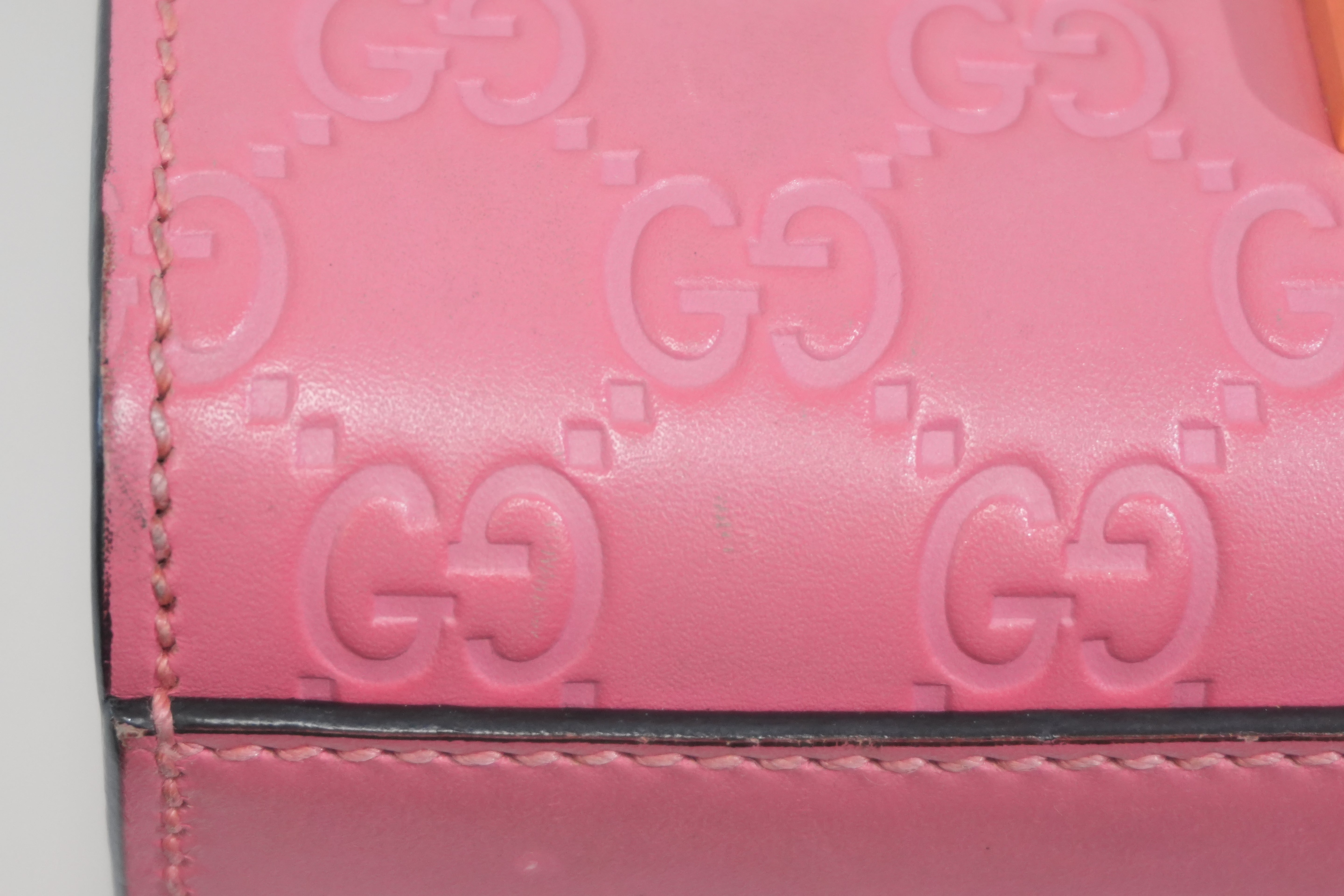 Pre-owned Gucci Small Padlock Bag Chain Shoulder Bag Pink