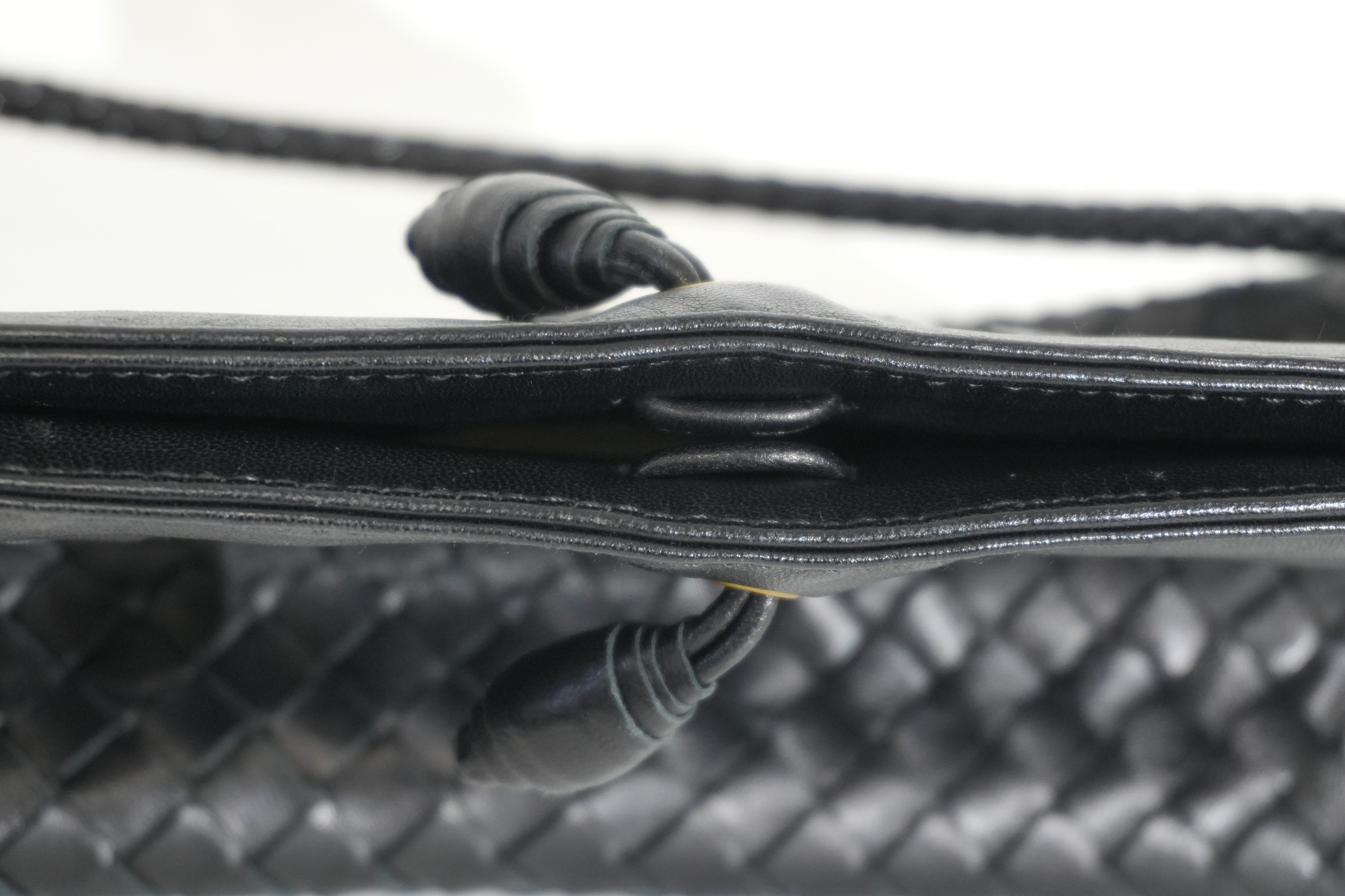 Pre-owned Bottega Clutch Bag Black