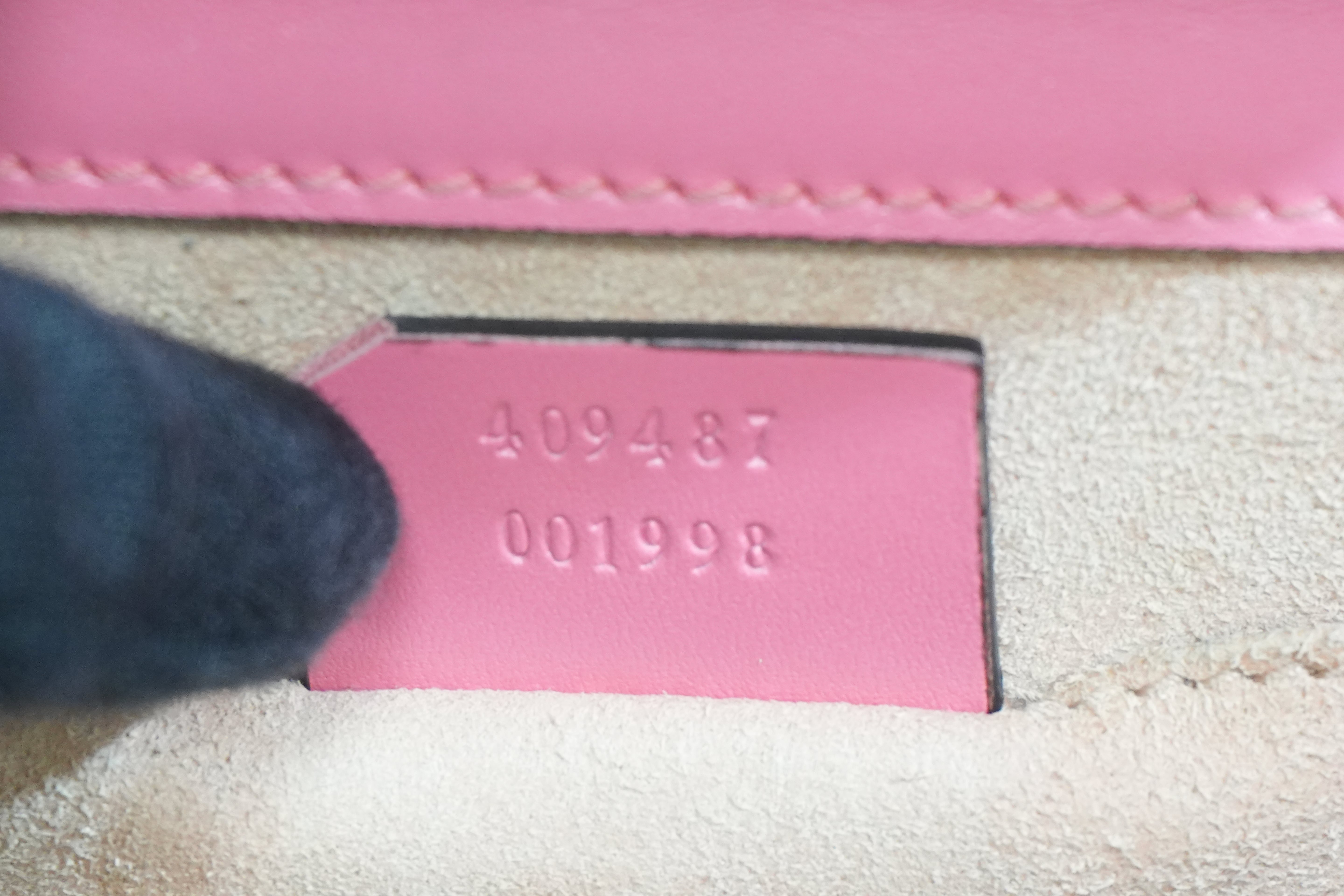 Pre-owned Gucci Small Padlock Bag Chain Shoulder Bag Pink