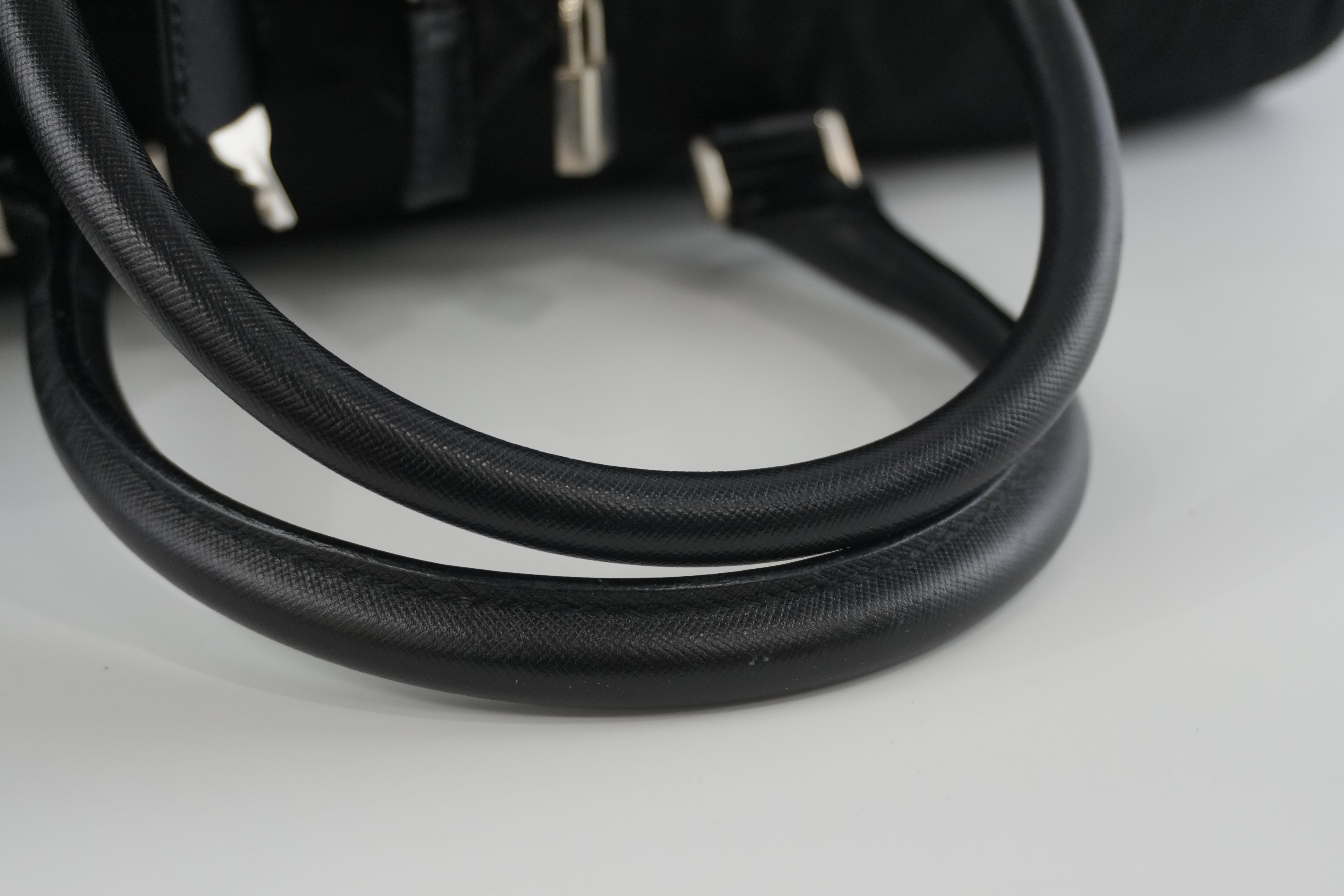 Prada Boston Bag Black Used