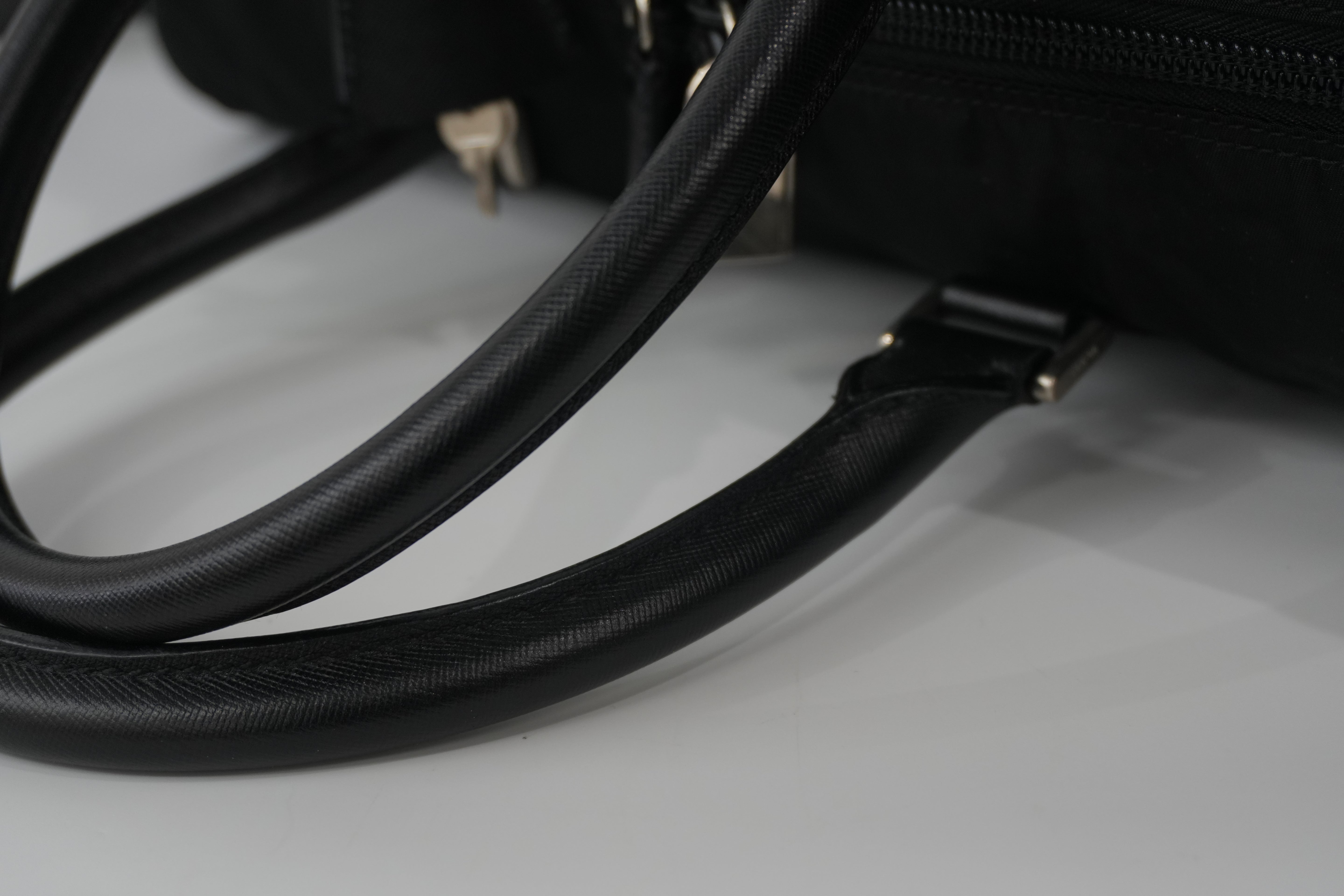 Prada Boston Bag Black Used