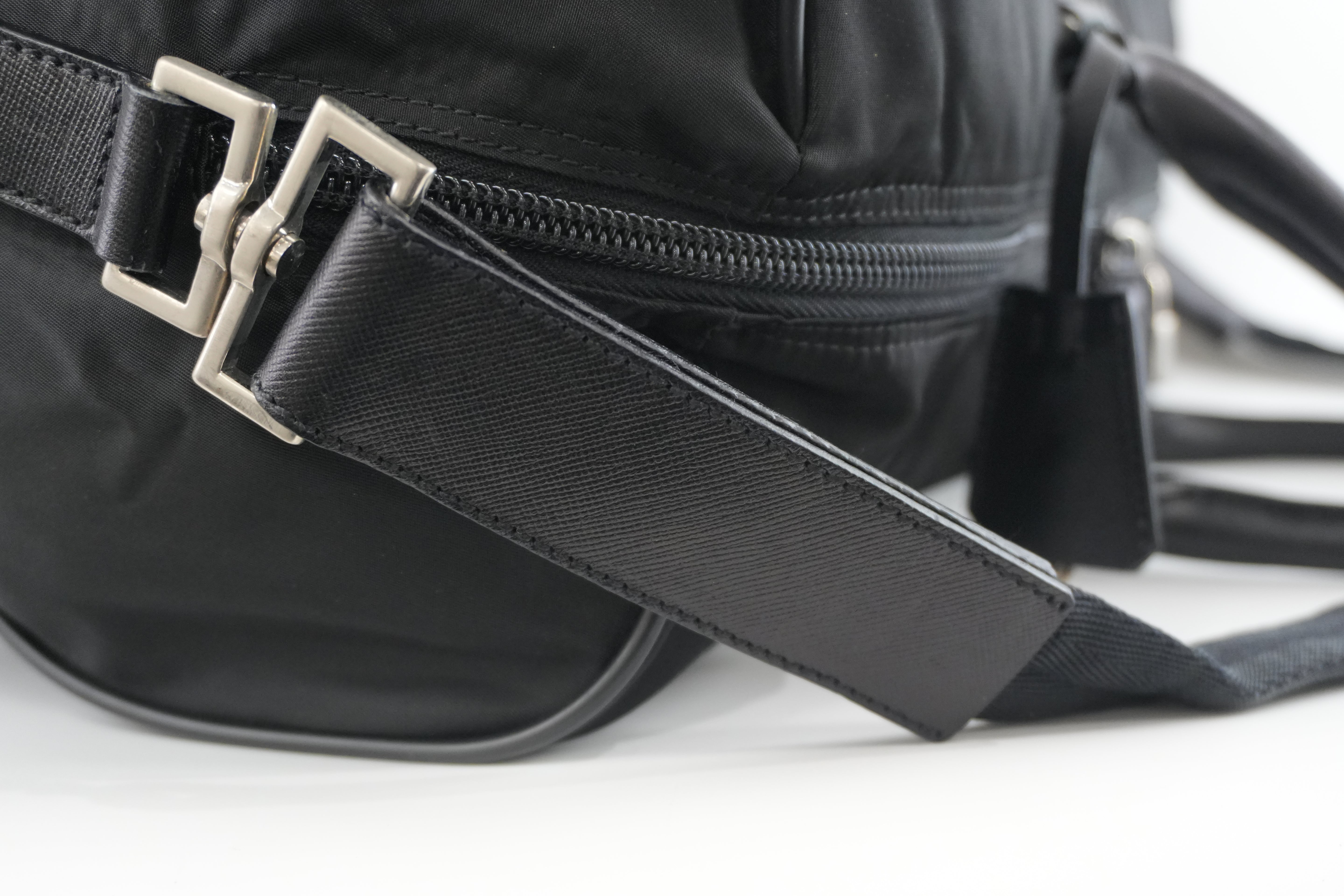 Prada Boston Bag Black Used