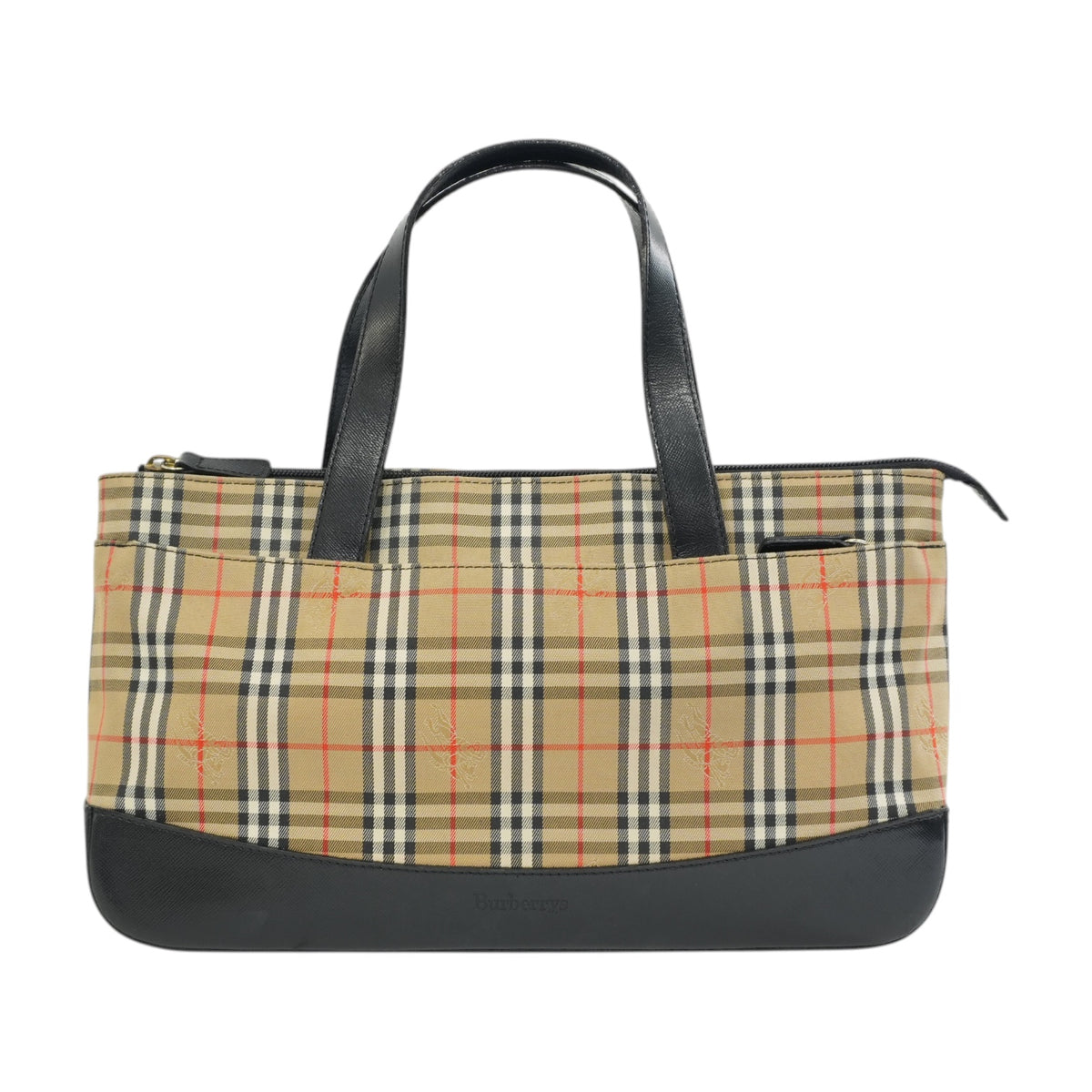 Pre-Owned Burberry Classic Check Handbag Beige