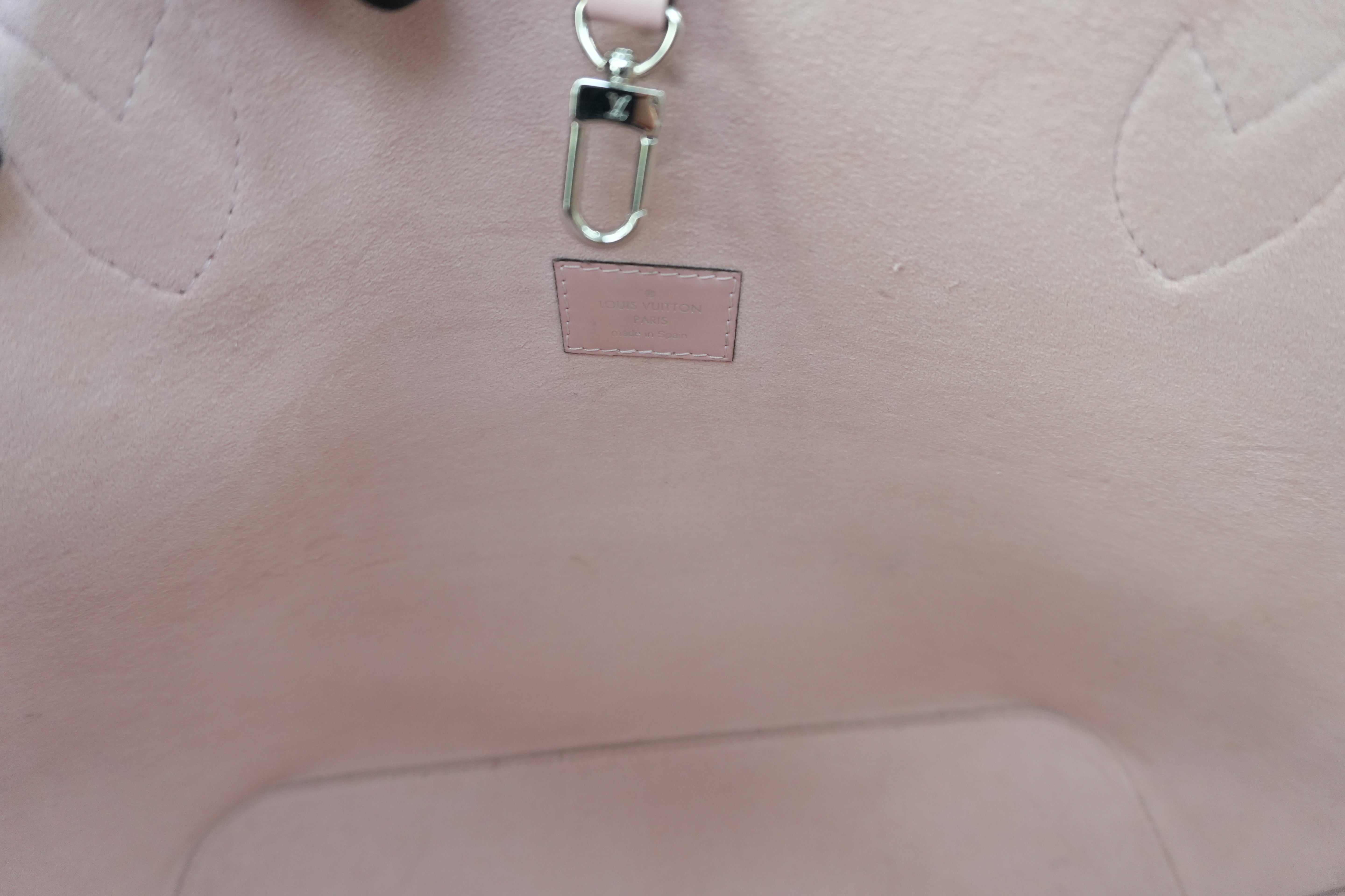 Pre-owned Louis Vuitton Epi Leather Neverfull MM Tote Bag Pink