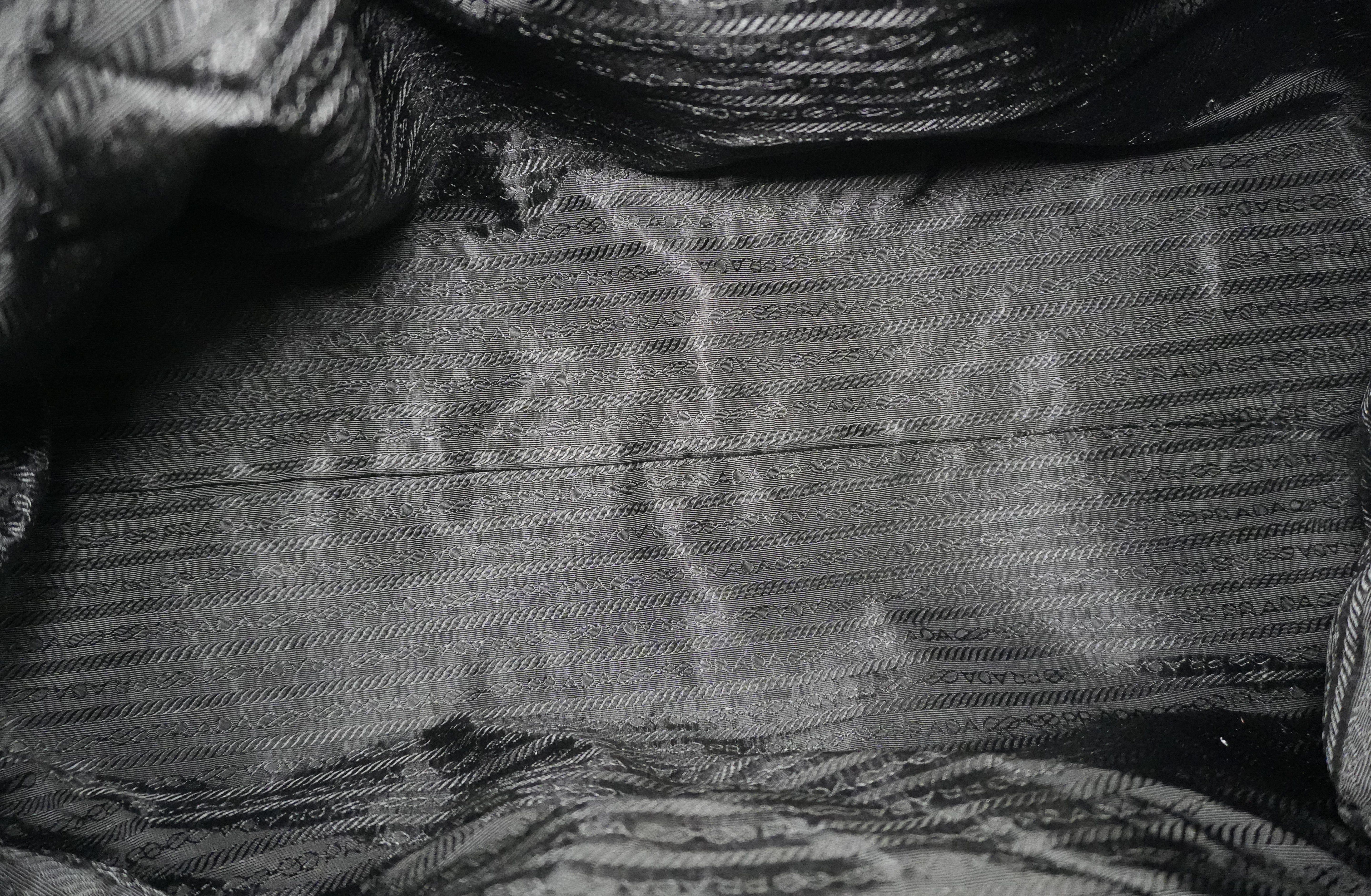 Prada Boston Bag Black Used