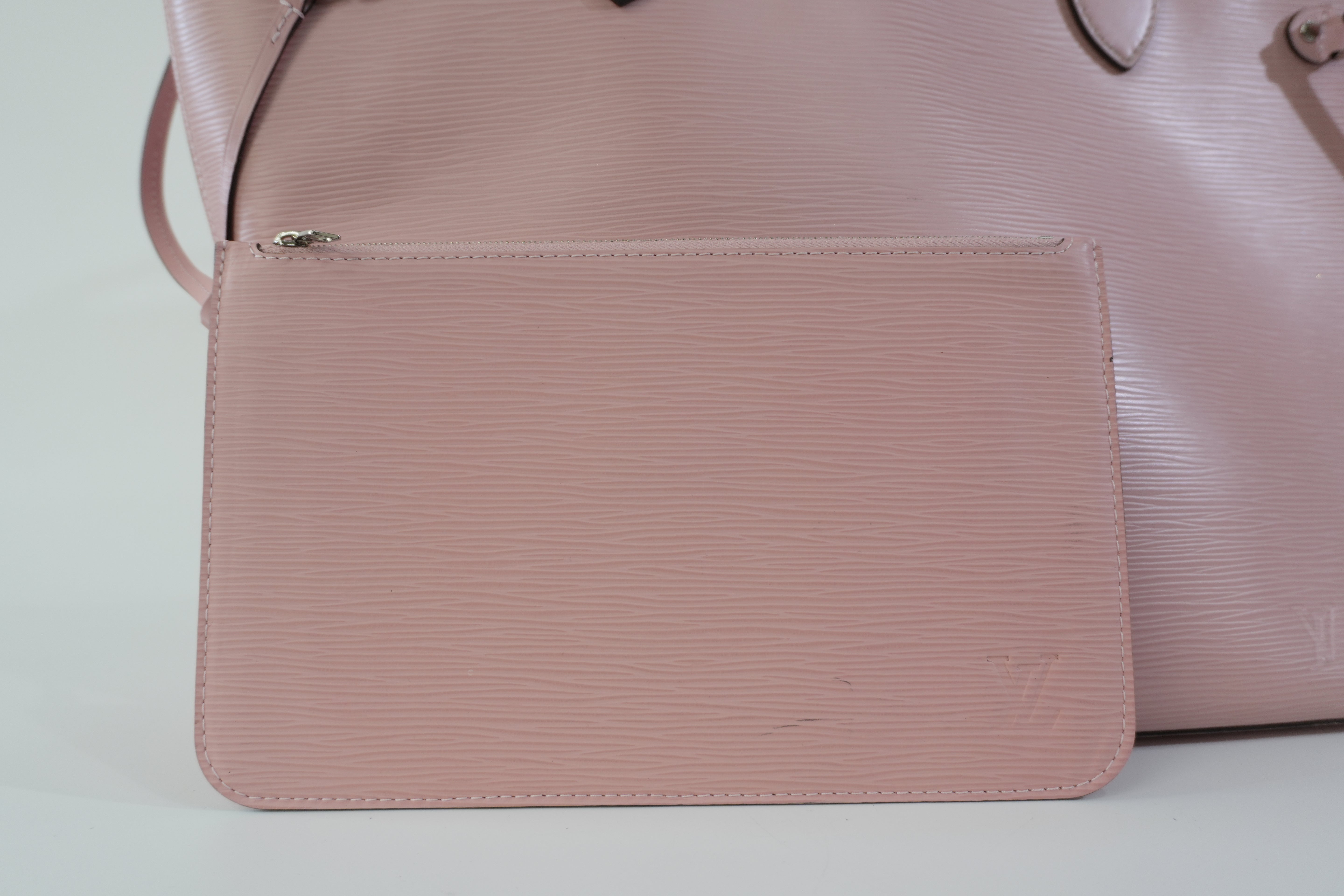 Pre-owned Louis Vuitton Epi Leather Neverfull MM Tote Bag Pink