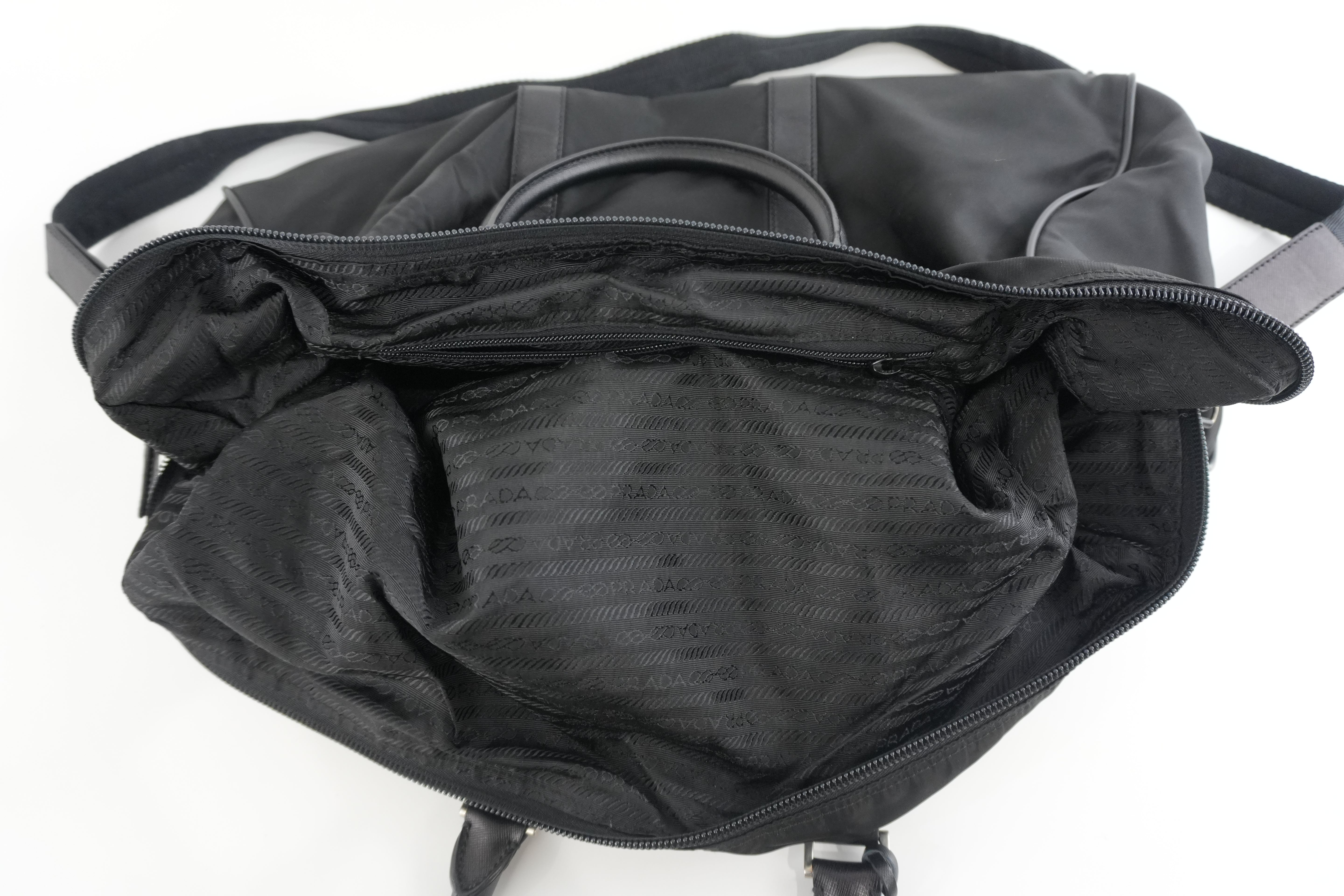 Prada Boston Bag Black Used