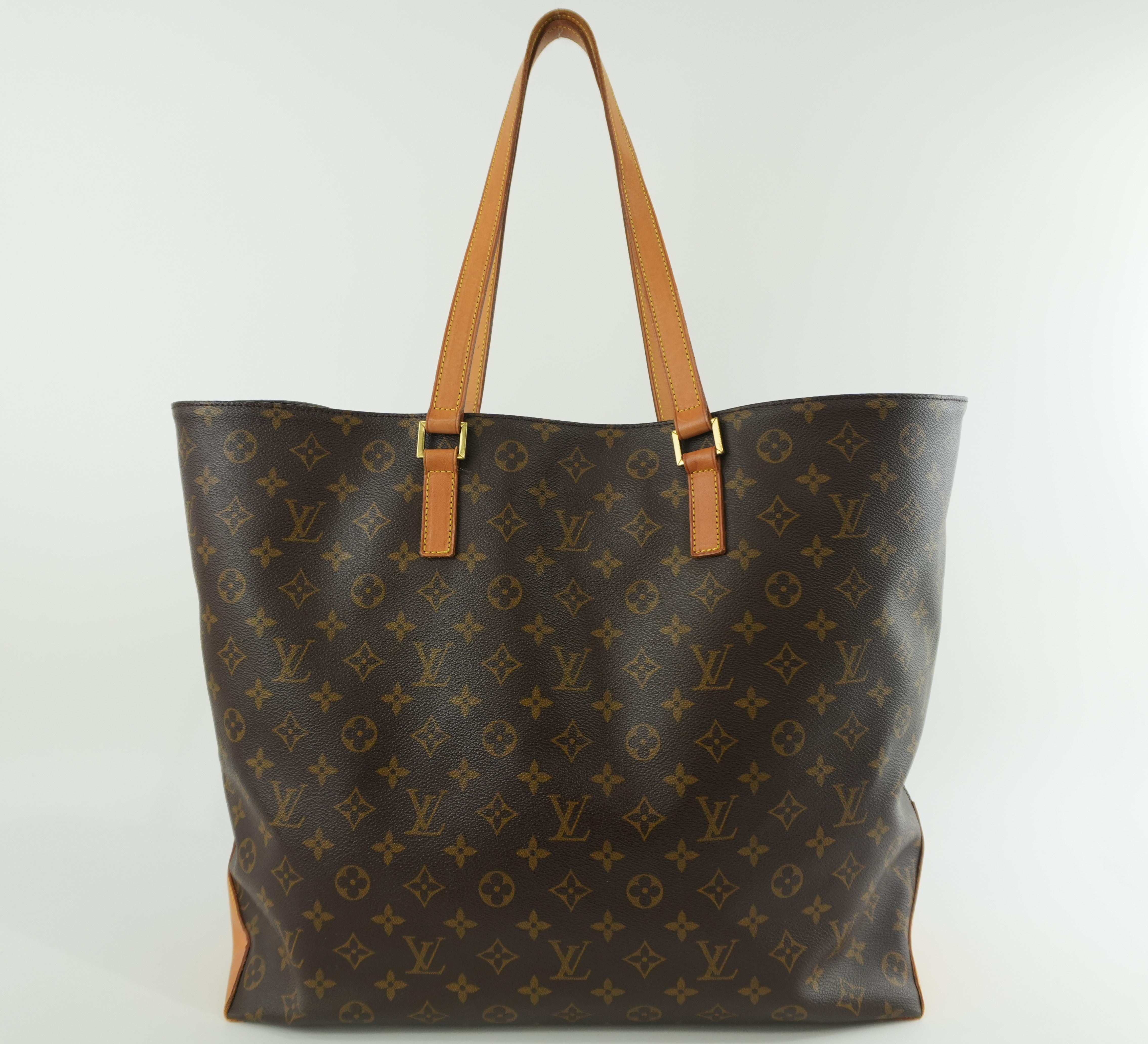 Louis Vuitton Monogram Cabas Alto Shoulder Tote Bag Used