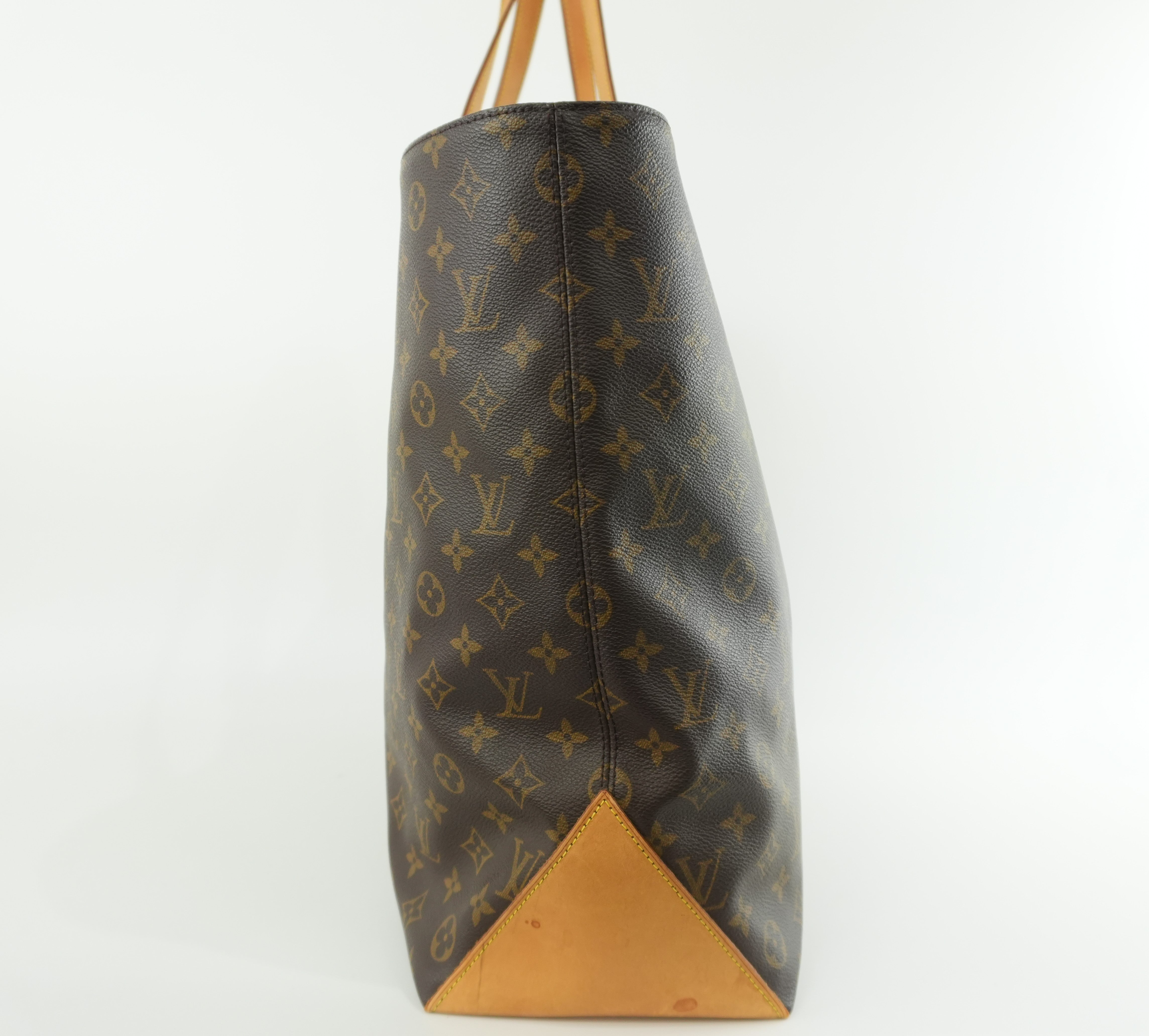 Louis Vuitton Monogram Cabas Alto Shoulder Tote Bag Used
