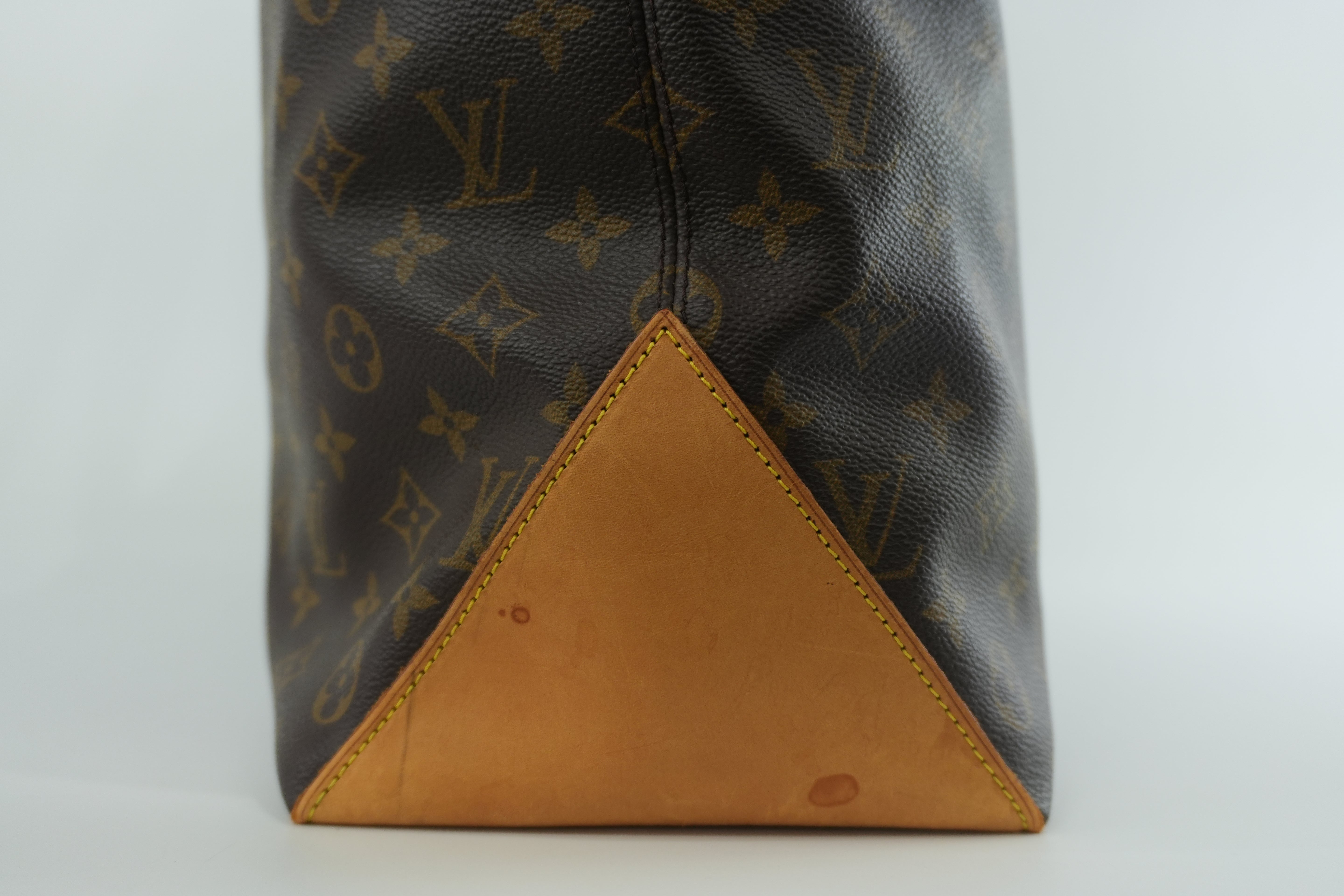 Louis Vuitton Monogram Cabas Alto Shoulder Tote Bag Used