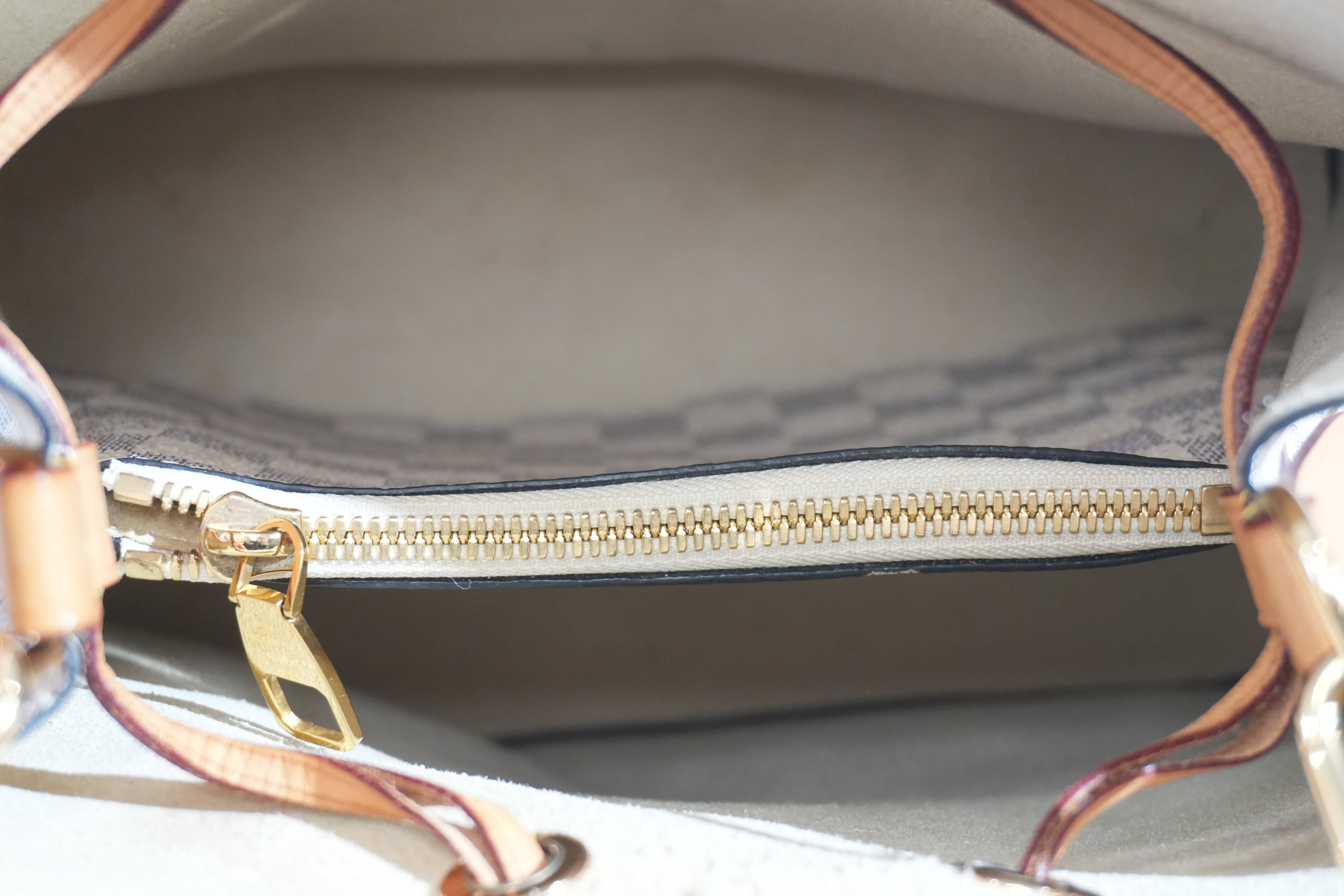 Pre-owned Louis Vuitton Damier Azur Summer Trunk Collection Neo Noe Shoulder Bag