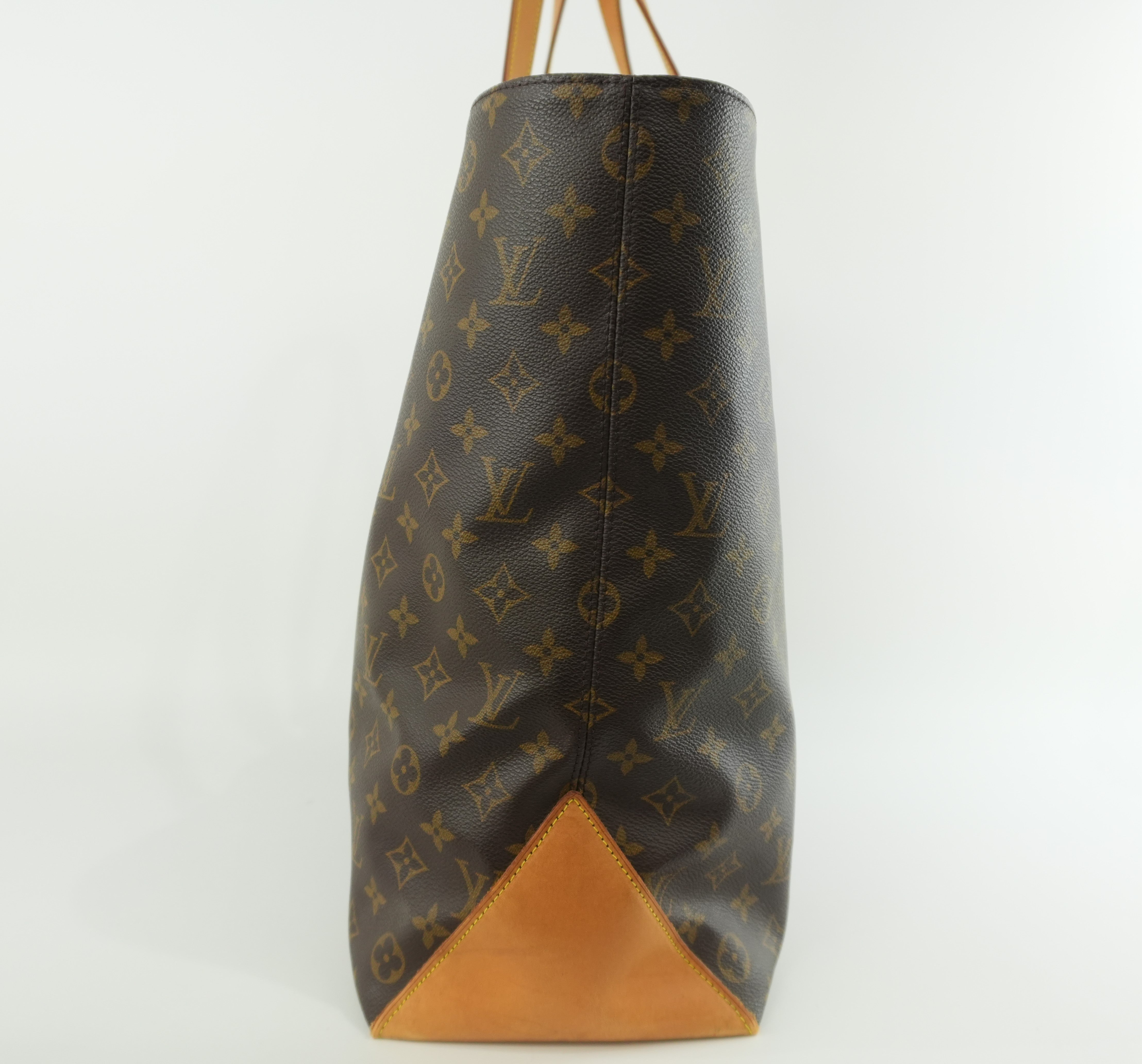 Louis Vuitton Monogram Cabas Alto Shoulder Tote Bag Used