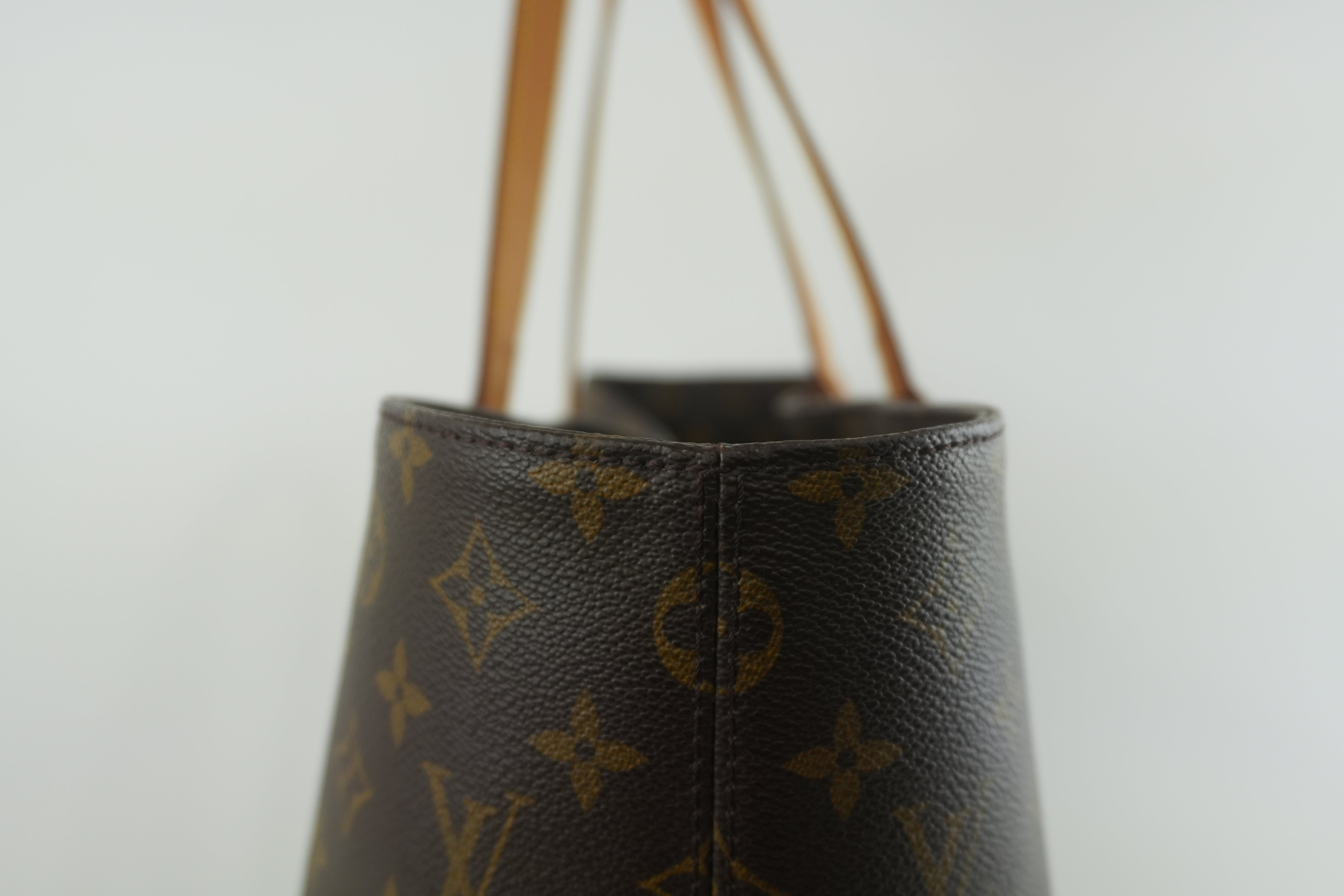 Louis Vuitton Monogram Cabas Alto Shoulder Tote Bag Used