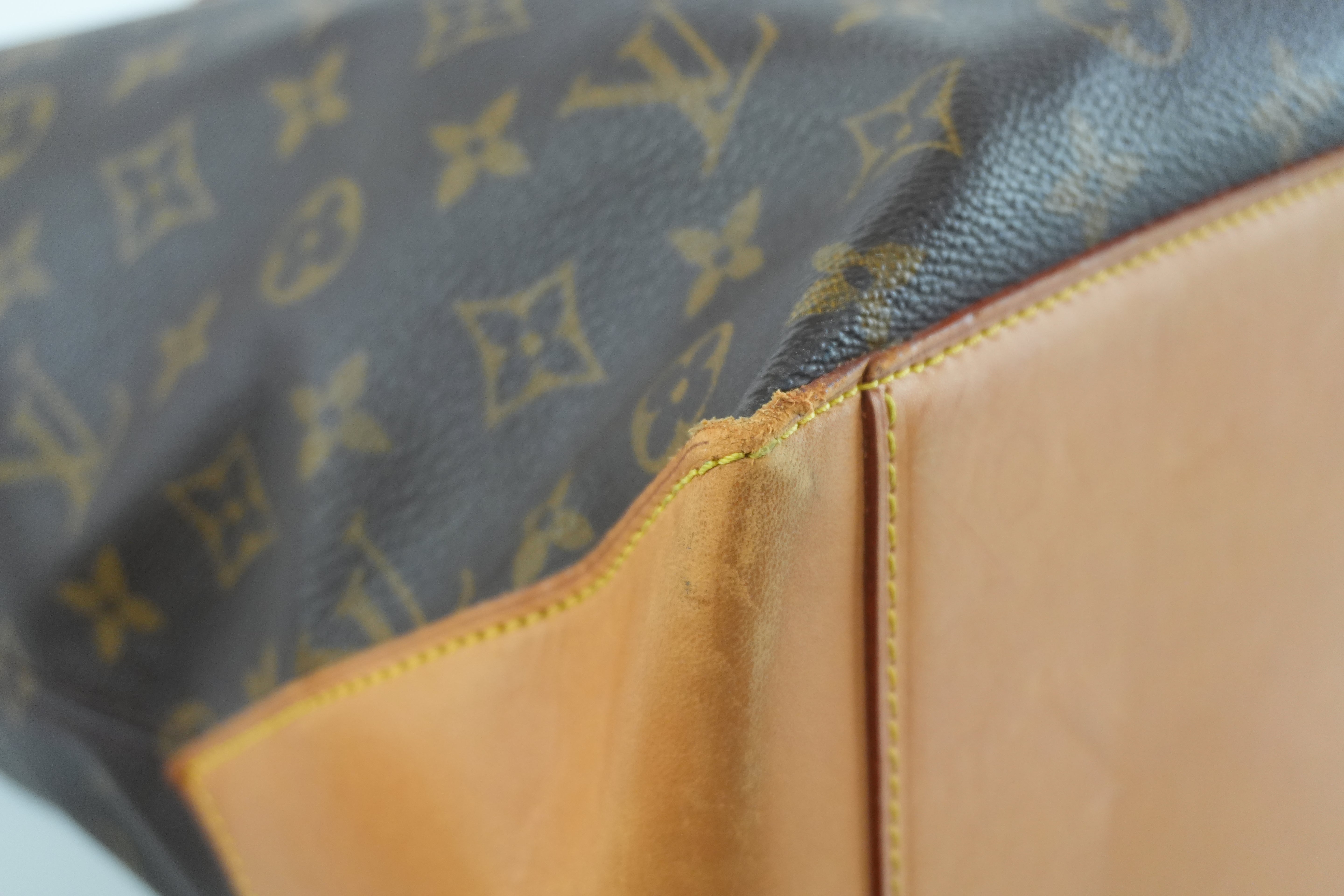 Louis Vuitton Monogram Cabas Alto Shoulder Tote Bag Used