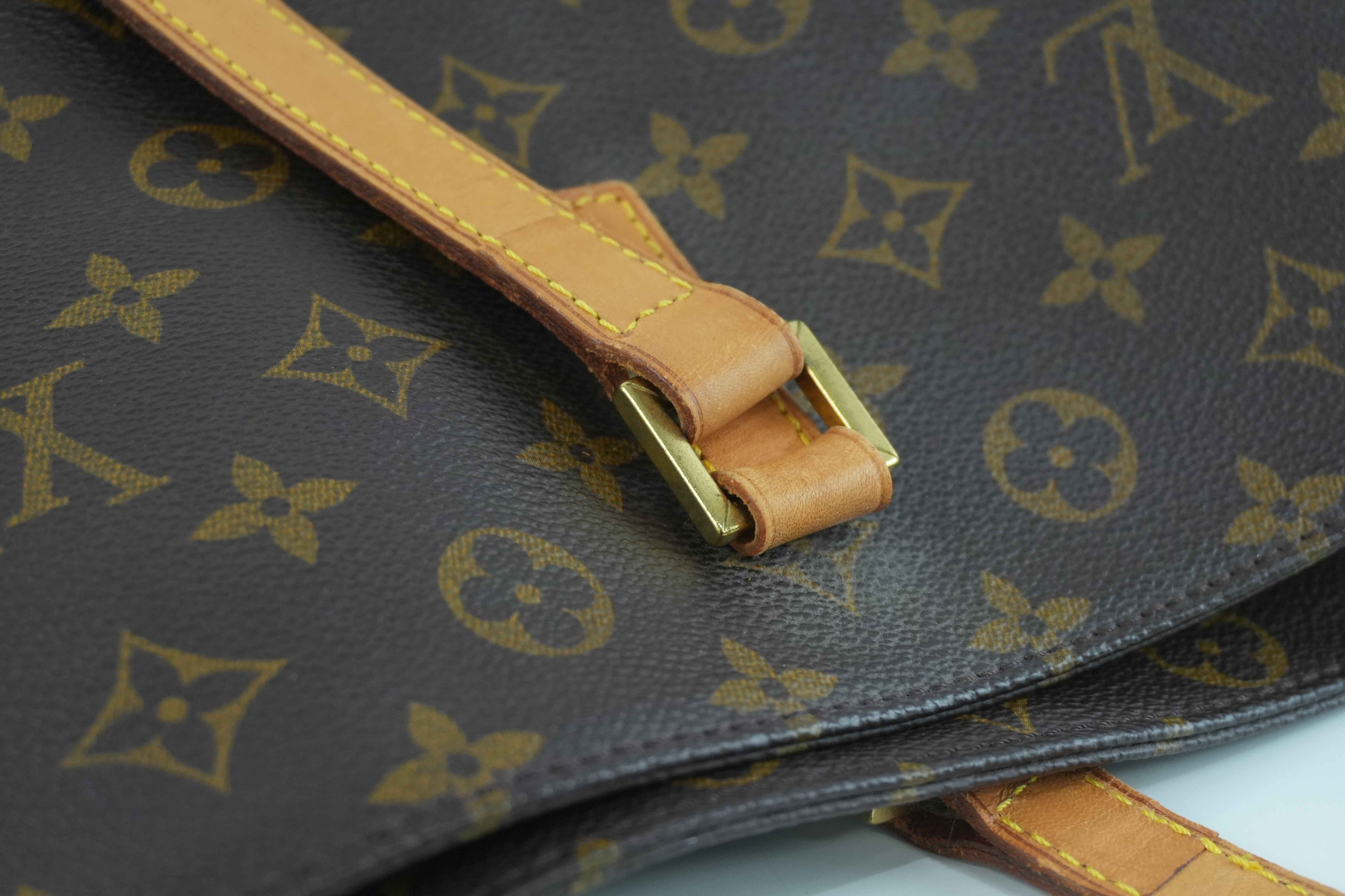 Louis Vuitton Monogram Cabas Alto Shoulder Tote Bag Used