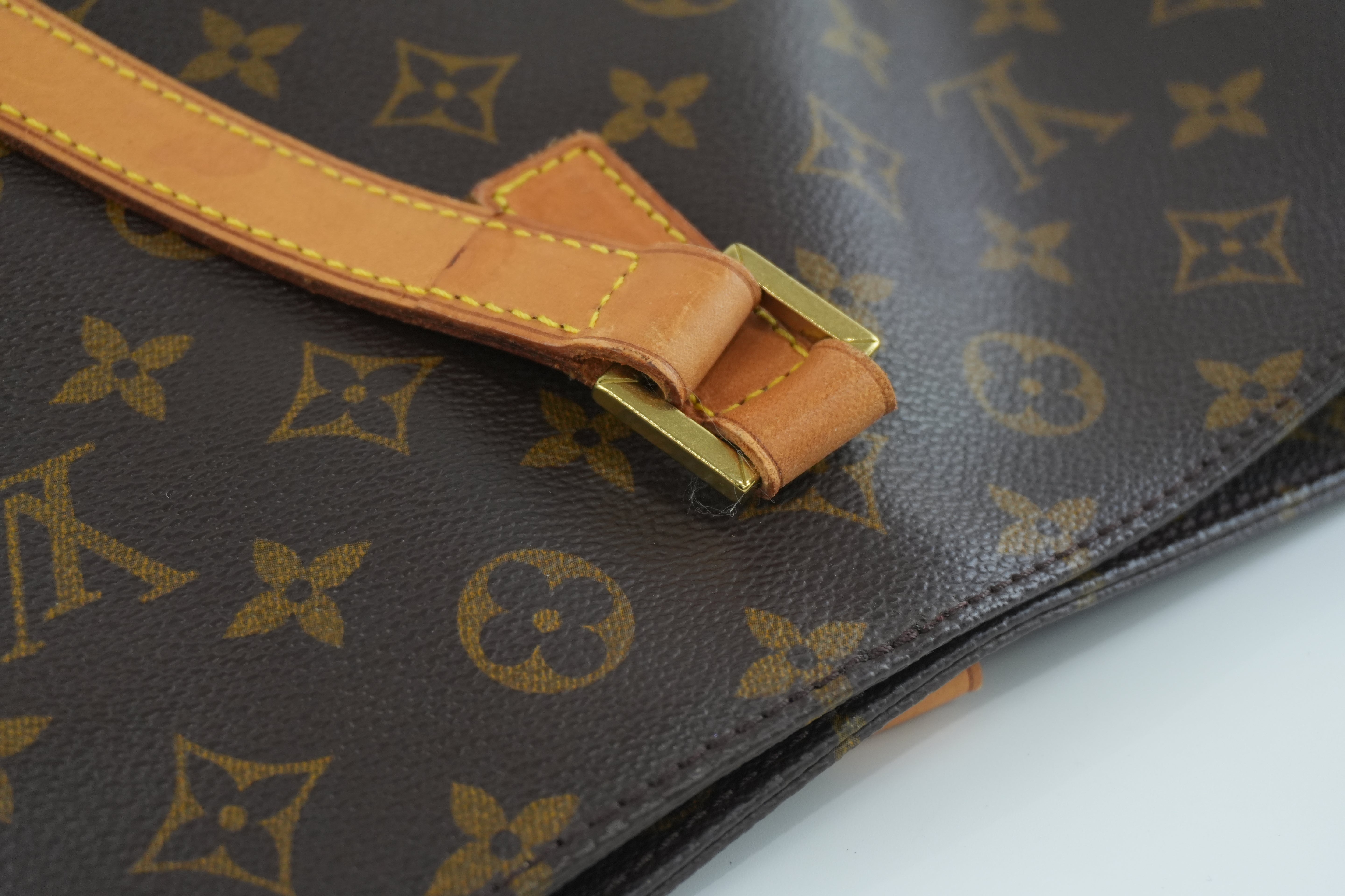 Louis Vuitton Monogram Cabas Alto Shoulder Tote Bag Used